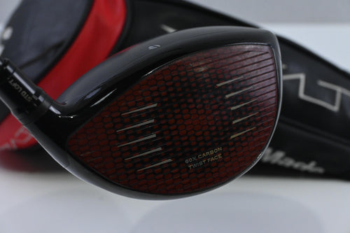 Left Hand Taylormade Stealth Driver / 9.0 Degree / Stiff Flex HZRDUS Smoke Black