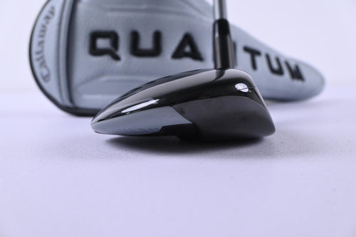 Callaway Quantum Max #9 Wood / 24 Degree / Stiff Flex Denali Frost Silver 60