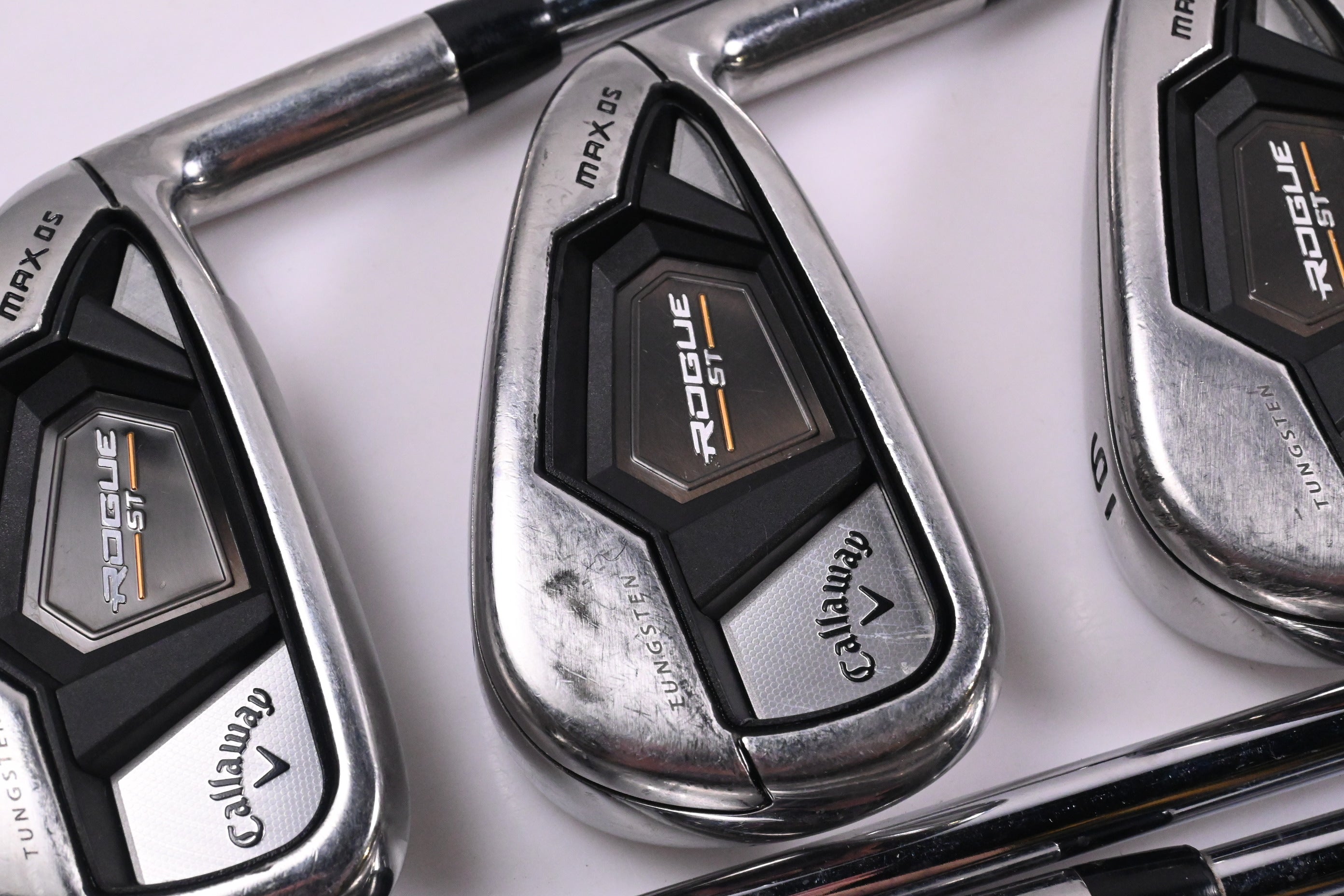 Callaway Rogue ST Max OS Irons / 4-PW / Regular Flex Elevate 95 Shaft