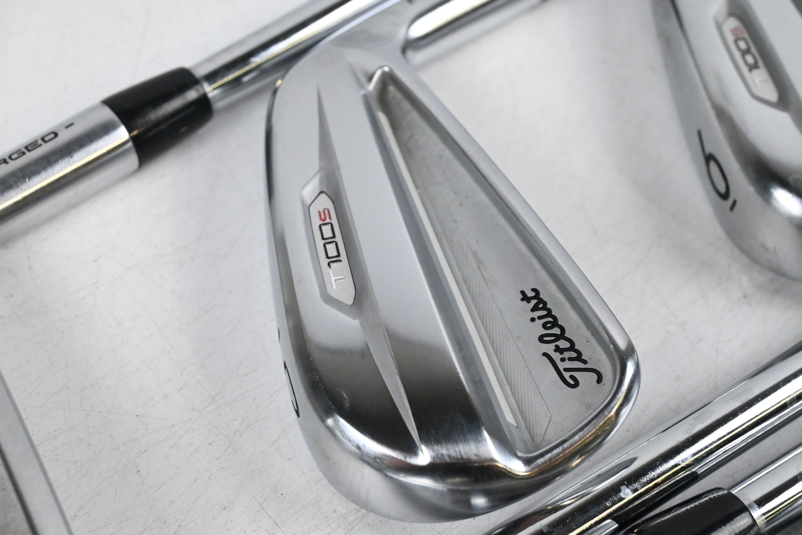 Titleist T100.S 2021 Irons / 4-PW / Stiff Flex AMT Tour White S300 Shafts