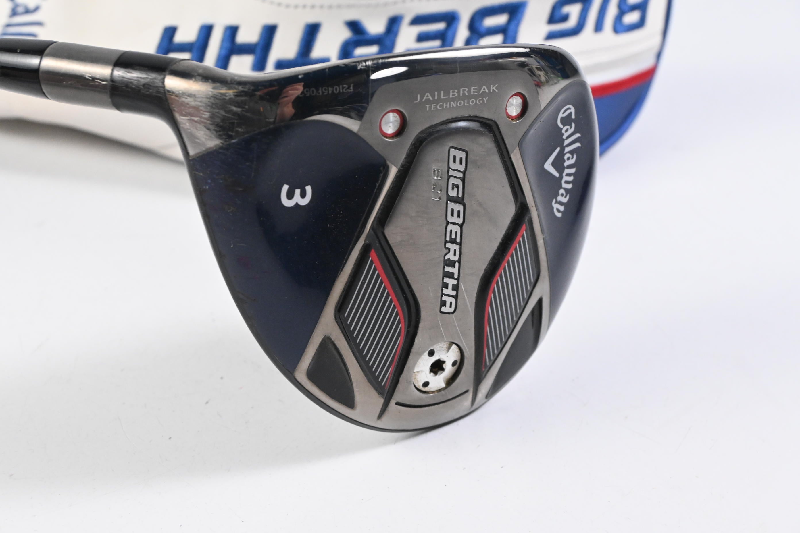 Left Hand Callaway Big Bertha B21 #3 Wood / 15 Degree / Stiff Flex RCH 75 Shaft