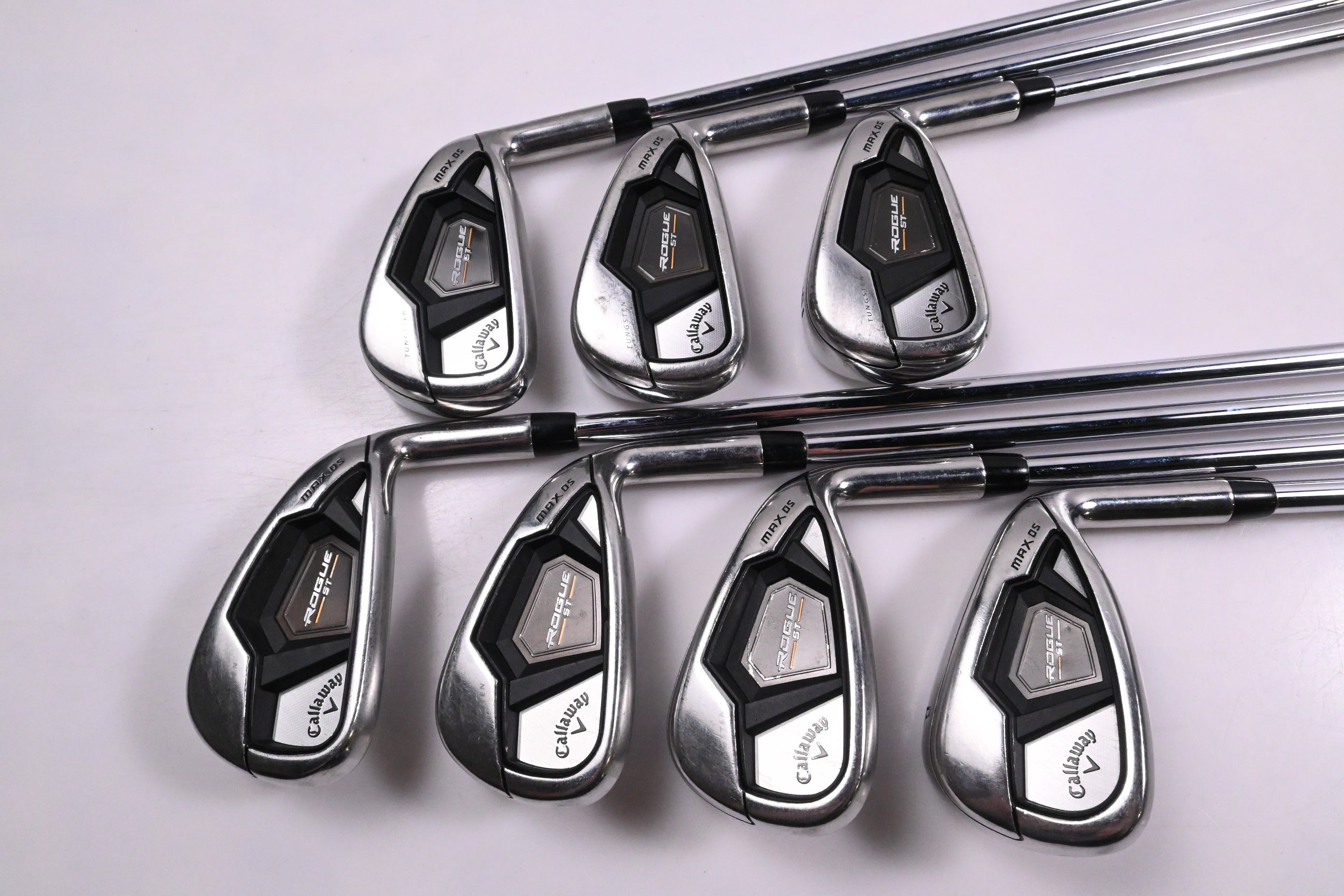Callaway Rogue ST Max OS Irons / 4-PW / Regular Flex Elevate 95 Shaft