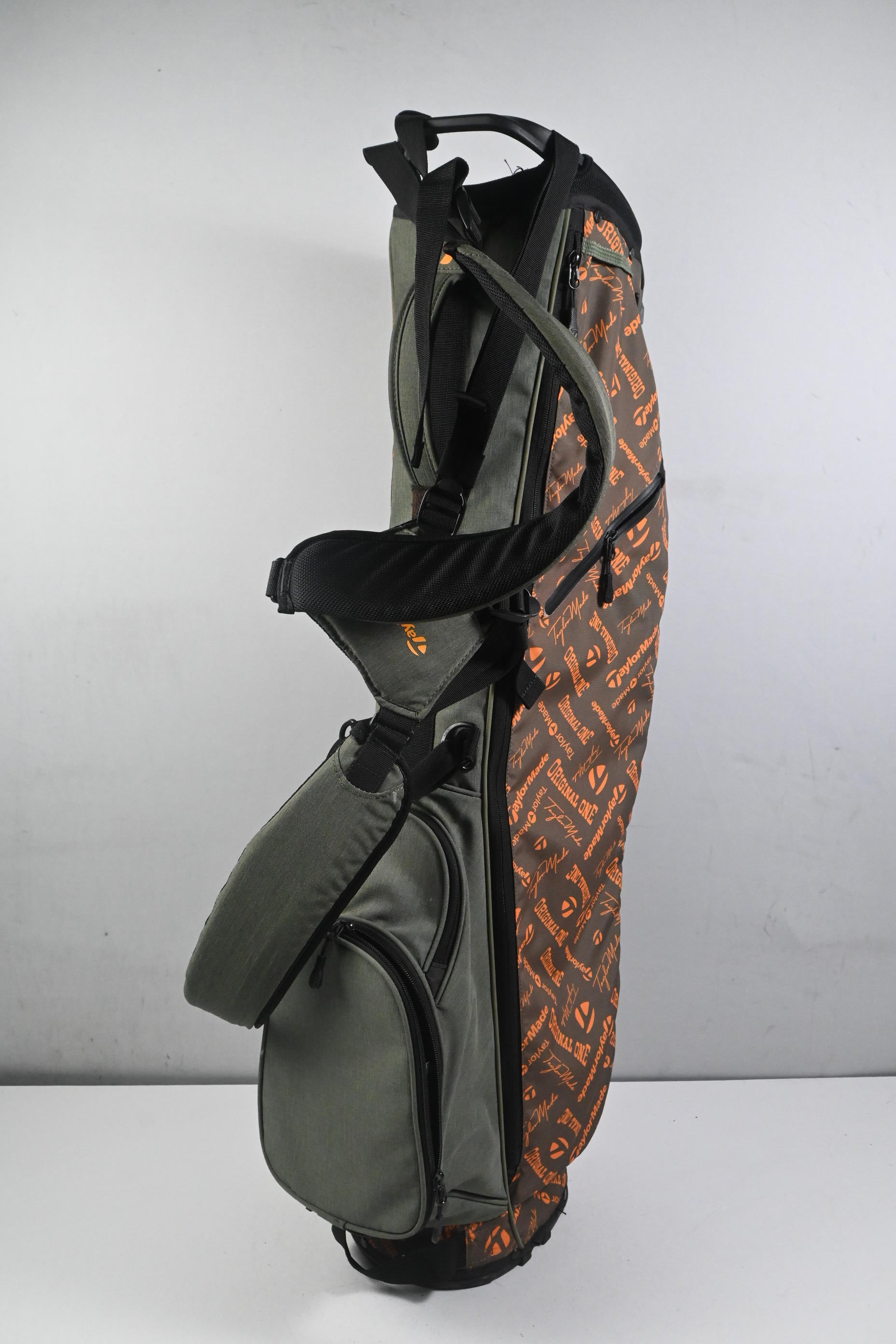 Taylormade 'Original One' Stand Bag / 3-Way Divider / Green & Orange