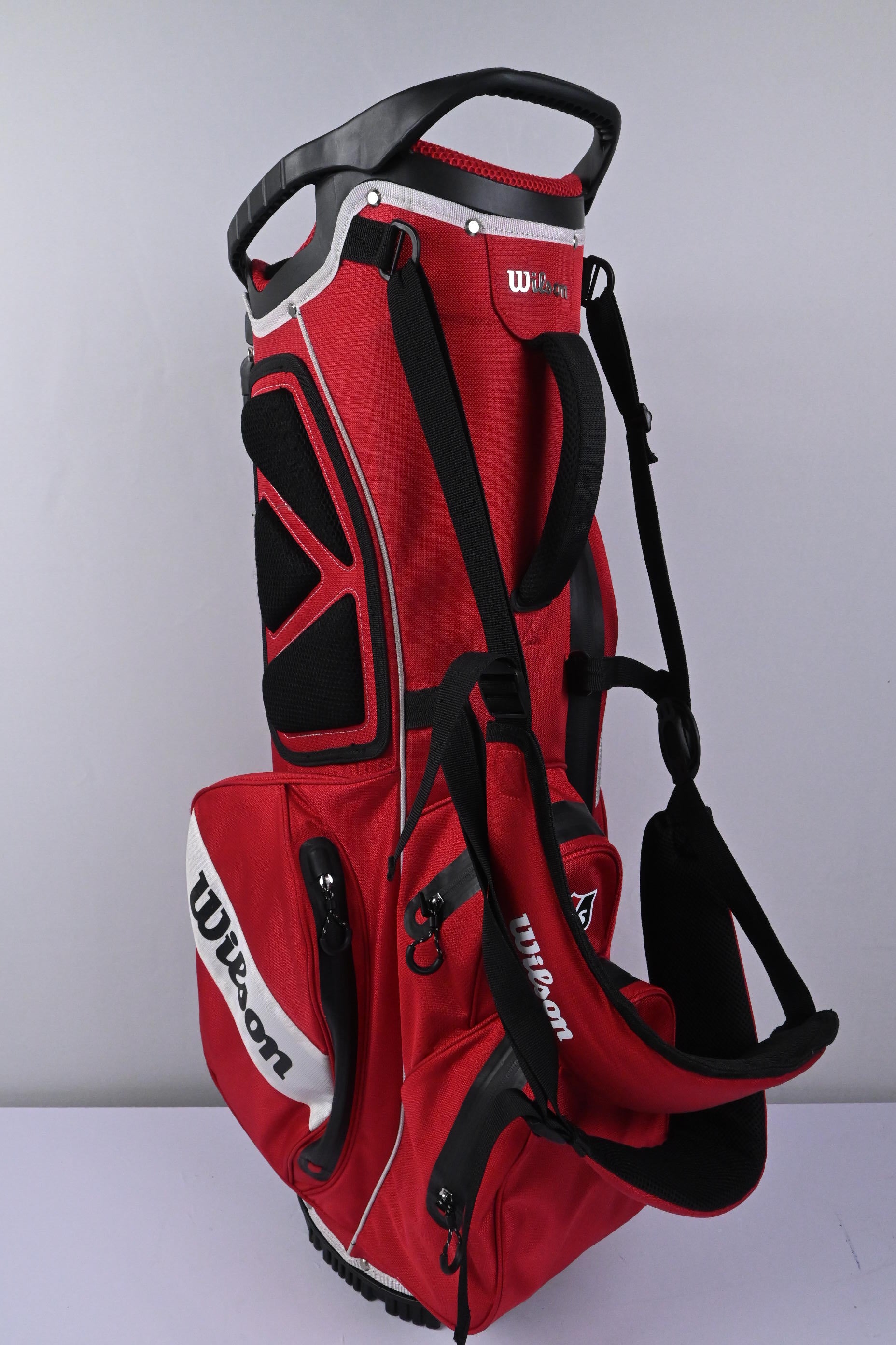 Wilson Stand Bag / 5-Way Divider / Red, Black & White