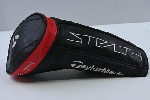 Left Hand Taylormade Stealth Driver / 9.0 Degree / Stiff Flex HZRDUS Smoke Black