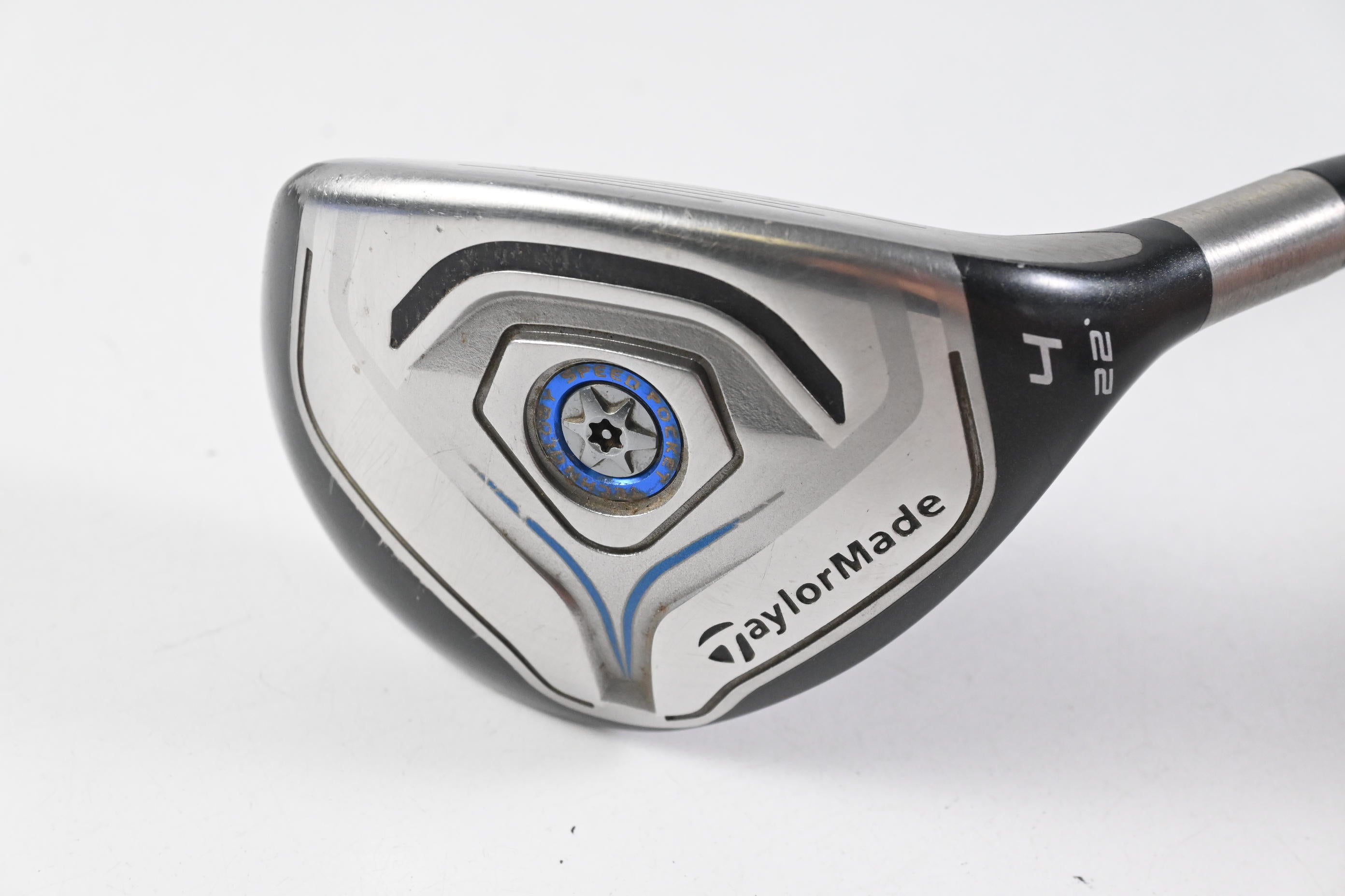 Taylormade Jetspeed #4 Hybrid / 22 Degree / Stiff Flex Matrix Velox T 75 Shaft