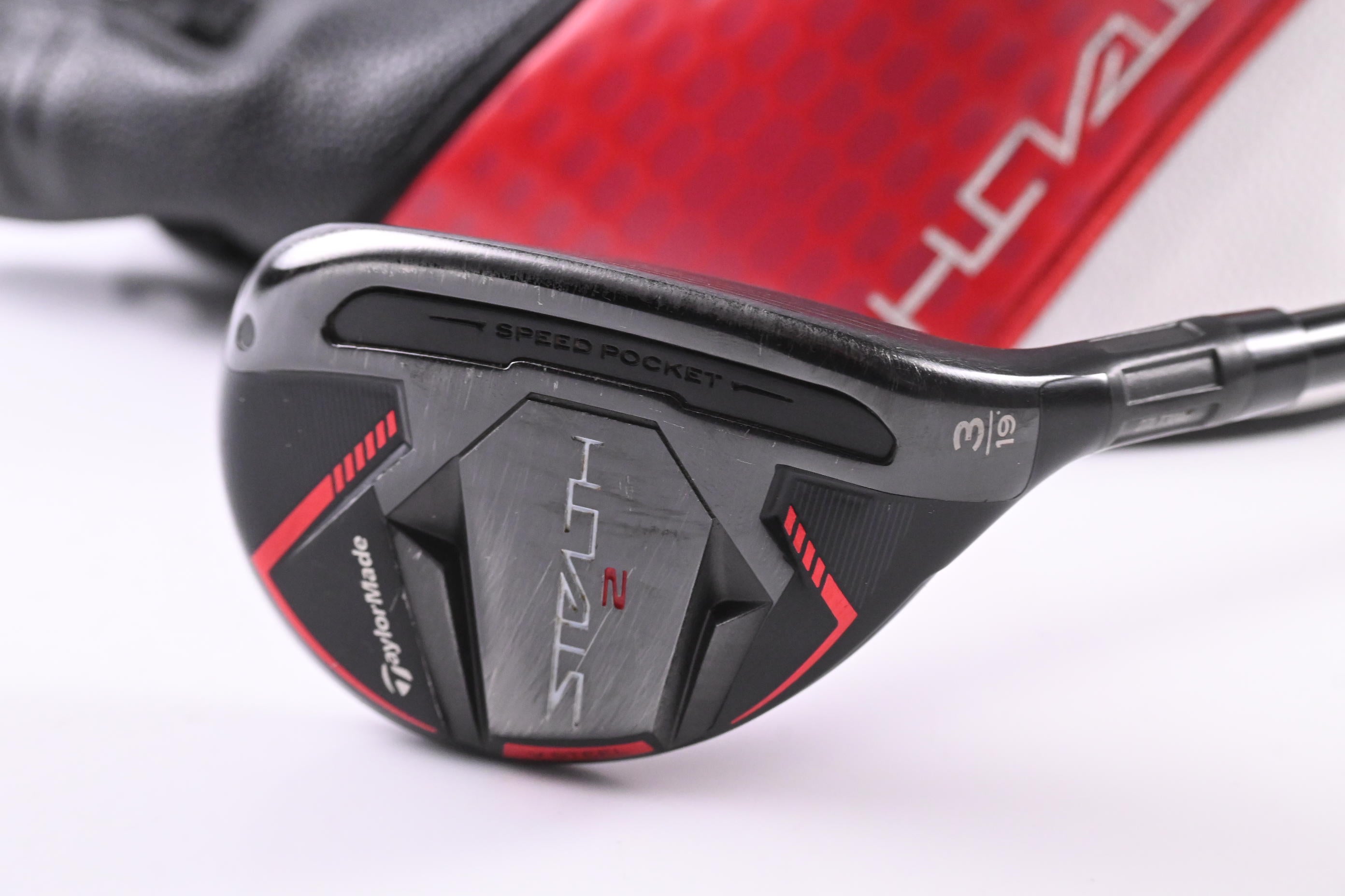 Taylormade Stealth 2 #3 Hybrid / 19 Degree / Stiff Flex Ventus TR Red 7 Shaft