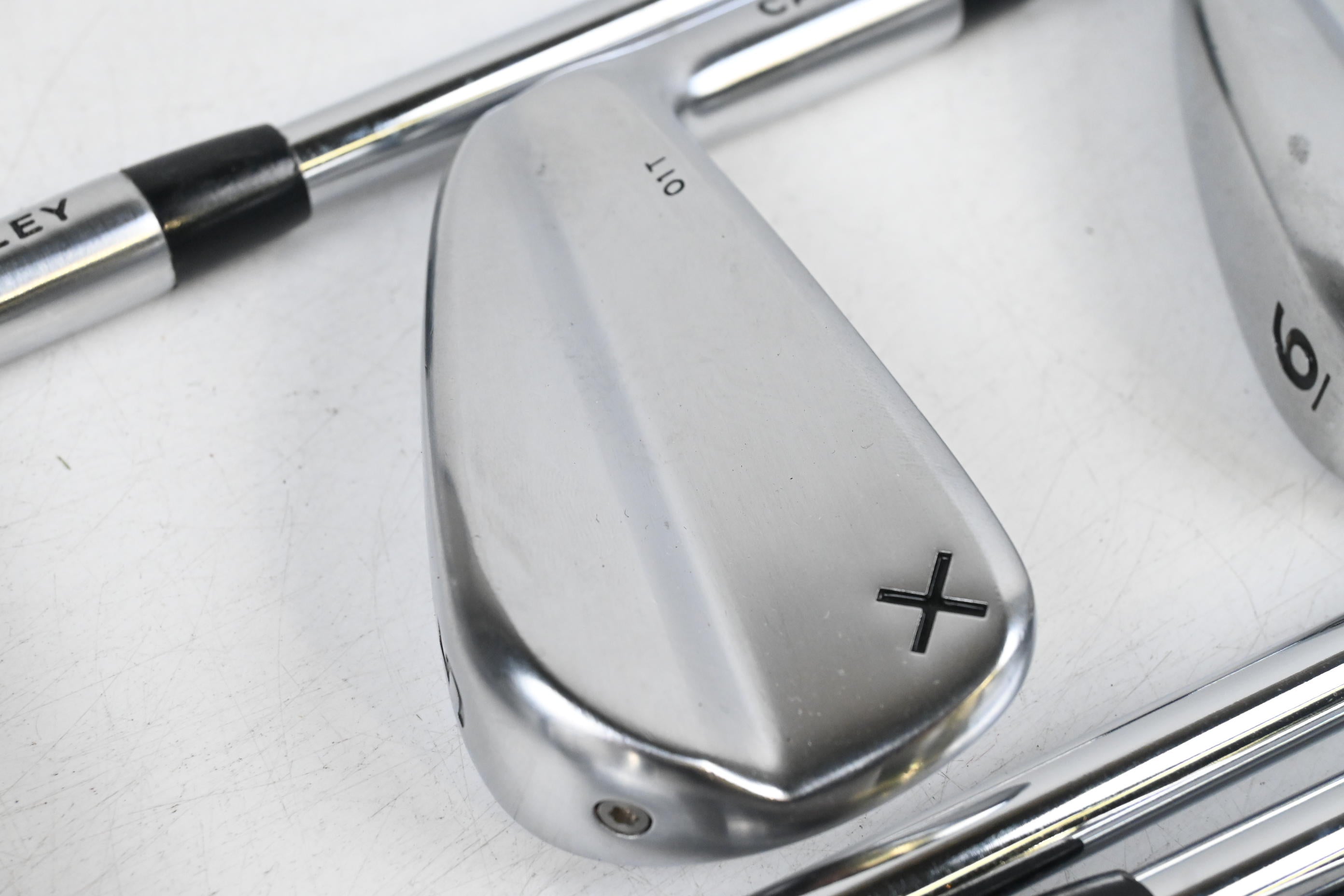 Caley 01T Irons / 4-PW / Regular Flex KBS Tour 110 Shafts