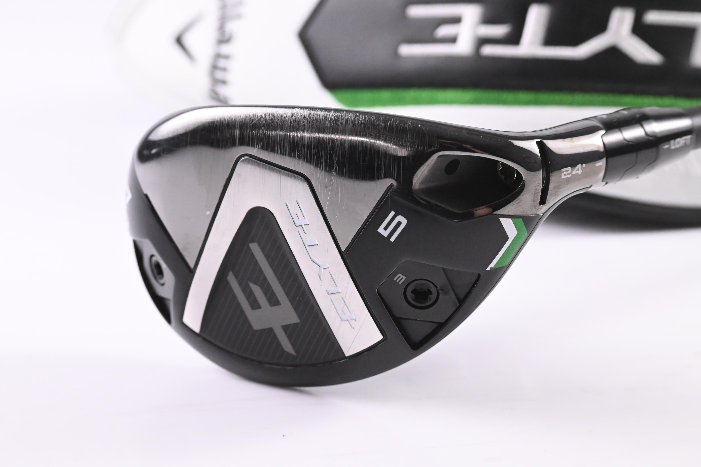 Callaway Elyte #5 Hybrid / 24 Degree / Senior Flex Mitsubishi Vanquish 5 Shaft