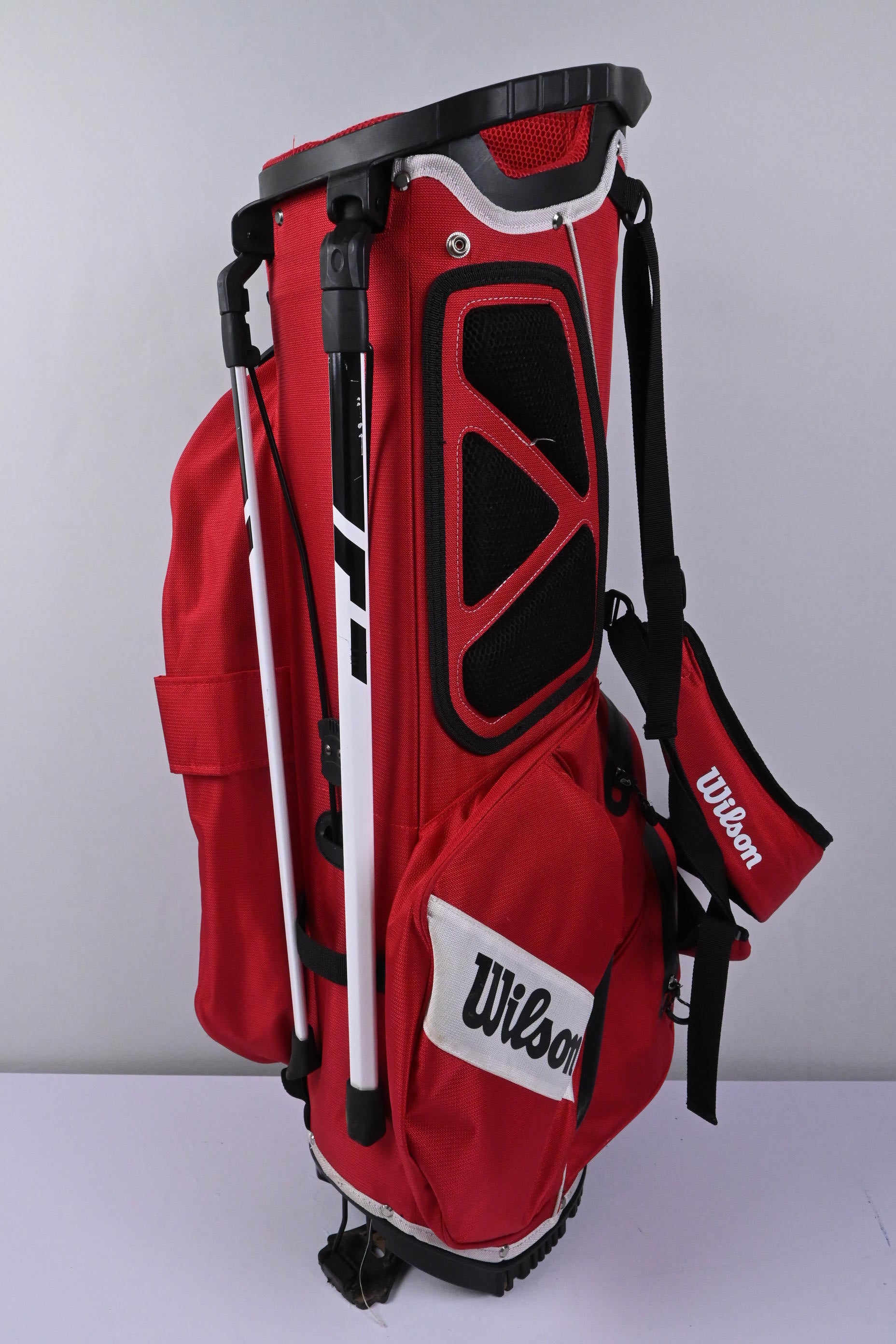Wilson Stand Bag / 5-Way Divider / Red, Black & White