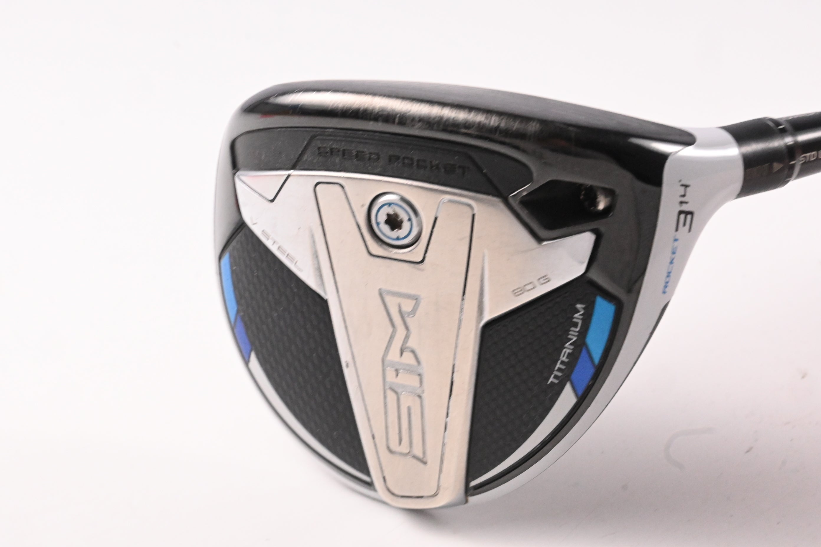 Taylormade SIM Ti #3 Wood / 14 Degree / Stiff Flex Fujikura Speeder MD 6 Shaft