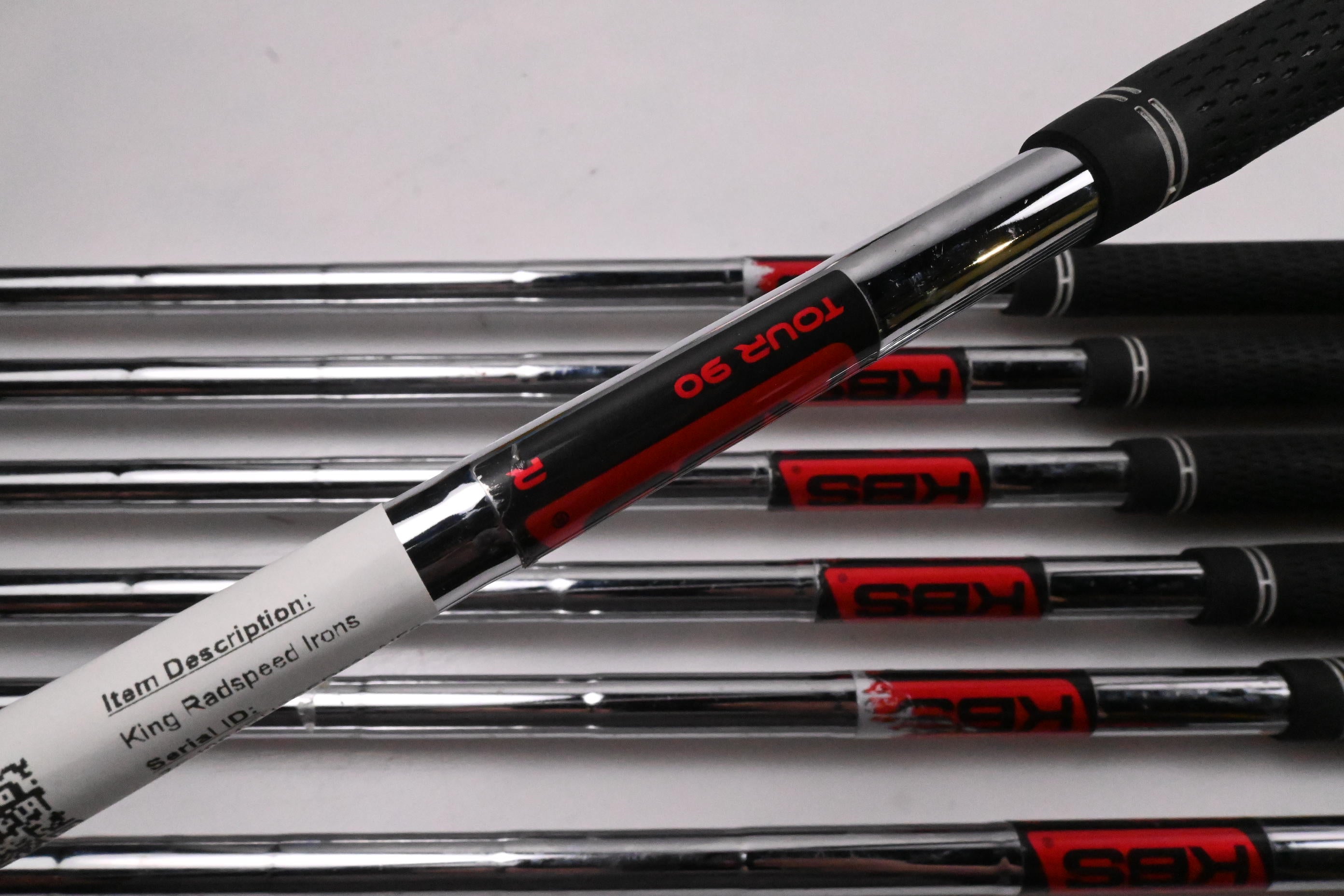 Cobra King Radspeed Irons / 5-PW+GW / Regular Flex KBS Tour 90 Shafts