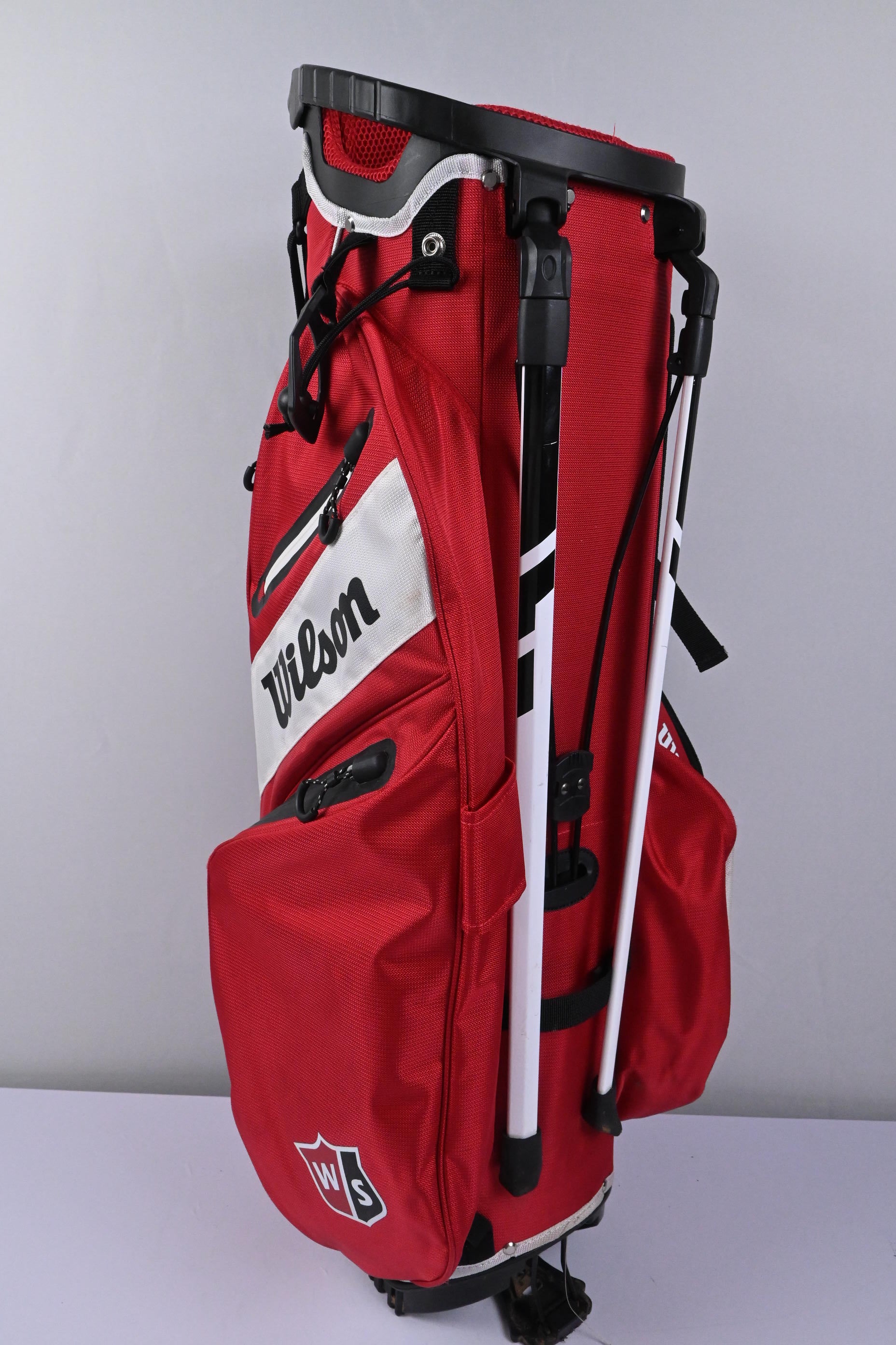 Wilson Stand Bag / 5-Way Divider / Red, Black & White