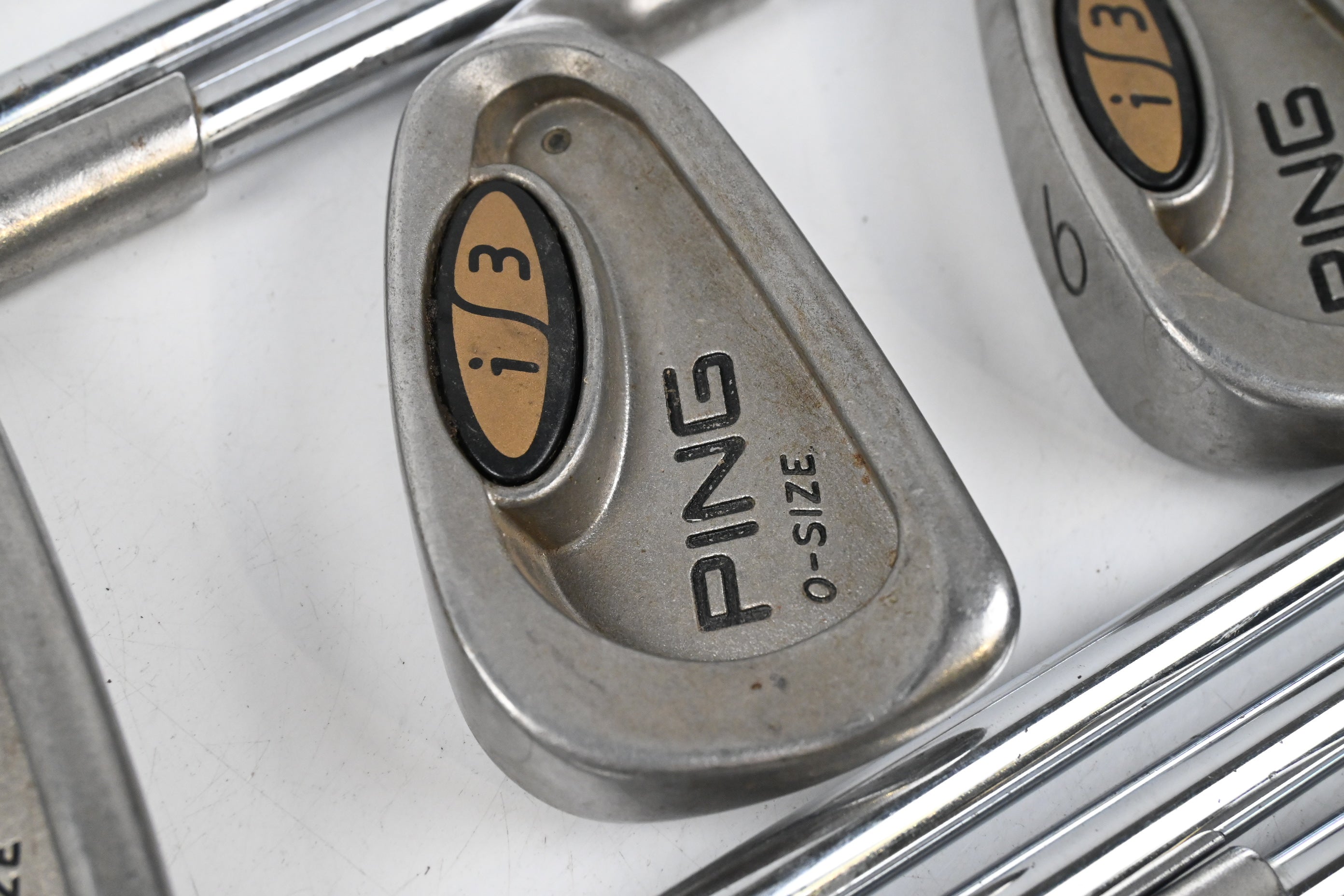 Ping i3 O-Size Irons / 3-9i+SW / Black Dot / Regular Flex Cushin JZ Shafts