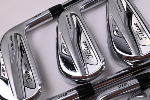 Titleist 718 AP2 Irons / 4-PW / Stiff Flex AMT Tour White S300 Shafts
