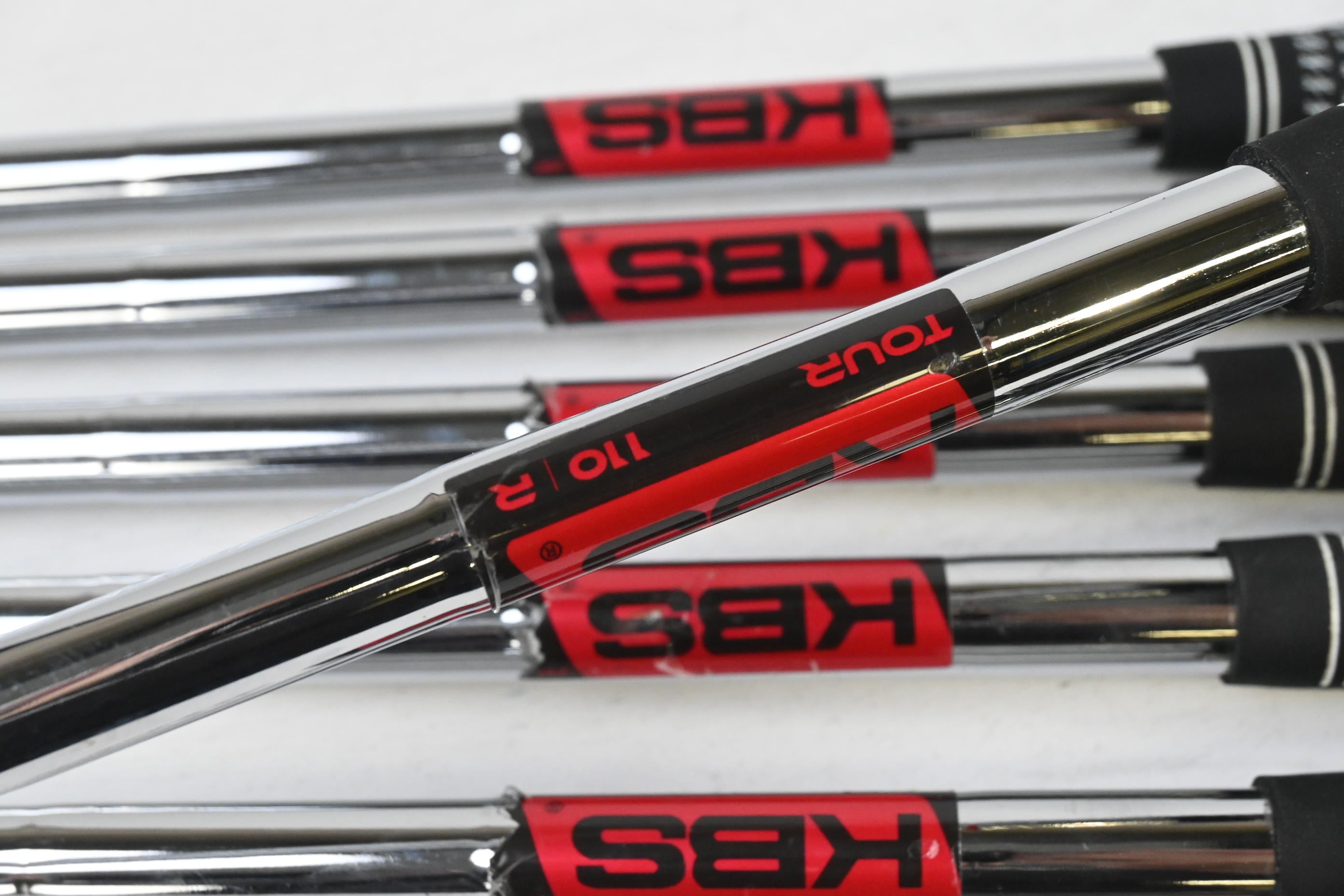 Caley 01T Irons / 4-PW / Regular Flex KBS Tour 110 Shafts