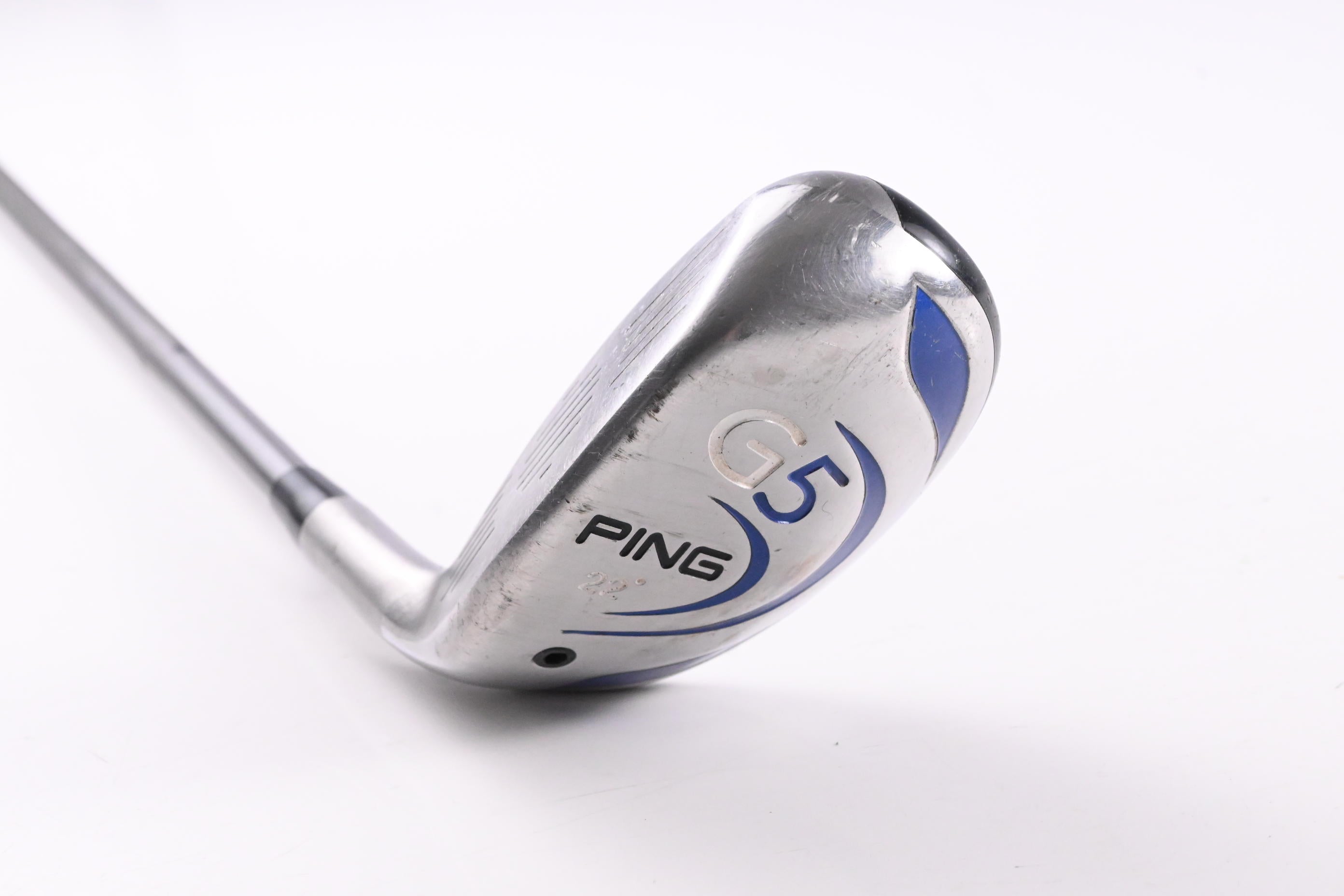 Left Hand Ping G5 #4 Hybrid / 22 Degree / Stiff Flex Ping TFC 100 Shaft