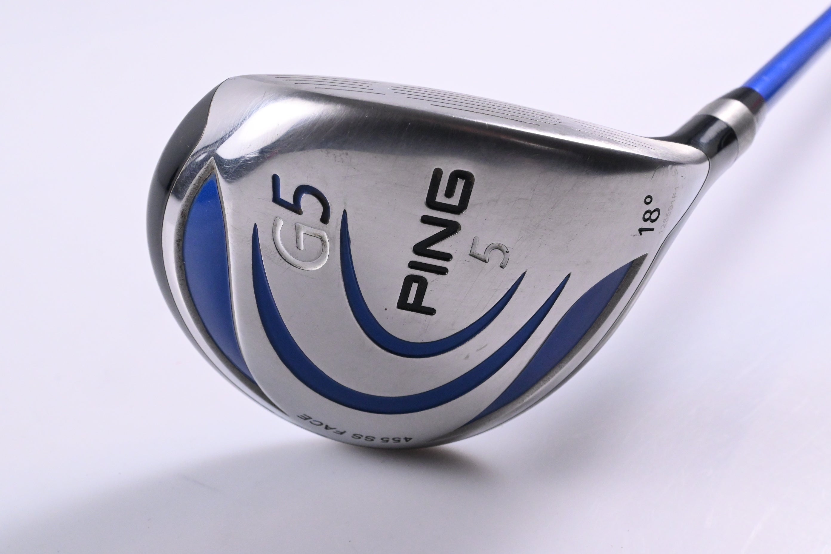Ping G5 #5 Wood / 18 Degree / Regular Flex Grafalloy ProLaunch Blue 75 Shaft