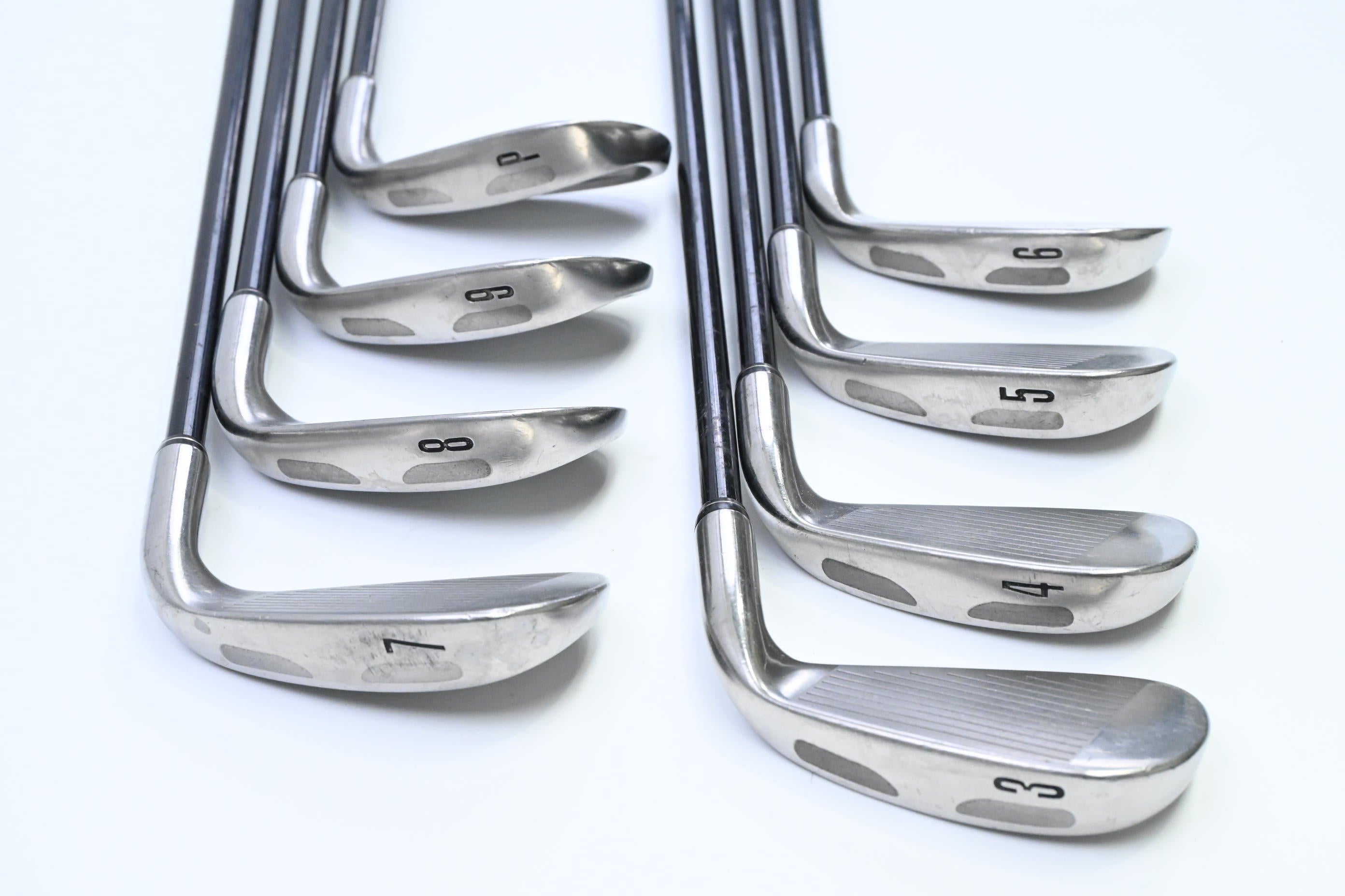 Left Hand Srixon I-403 AD Irons / 3-PW / Regular Flex Srixon SV-3000 62 Shafts