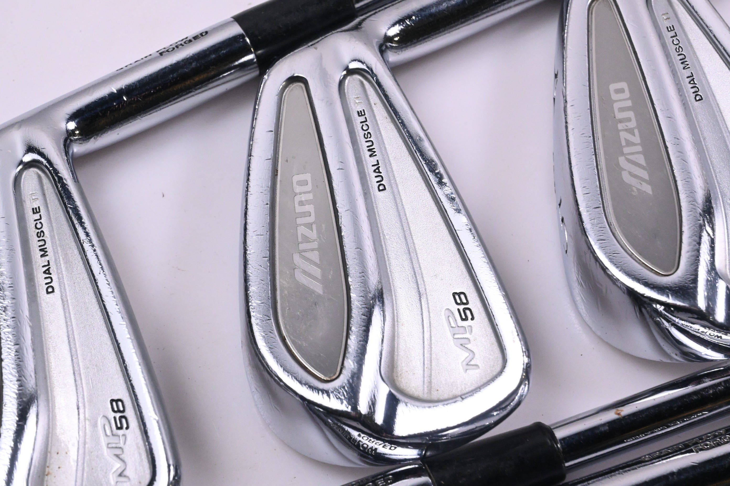 Mizuno MP-58 Irons / 3-PW / Stiff Flex Dynamic Gold S300 Shafts