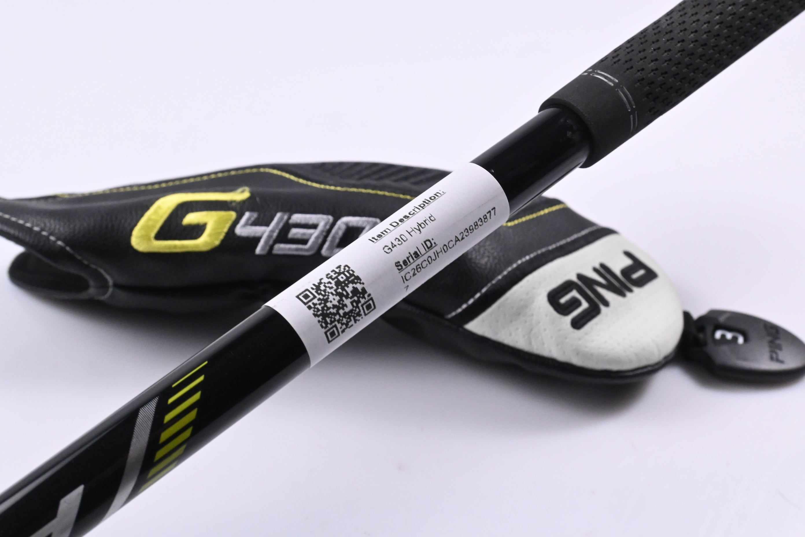 Ping G430 #3 Hybrid / 19 Degree / Stiff Flex Ping Alta CB Black 70 Shaft