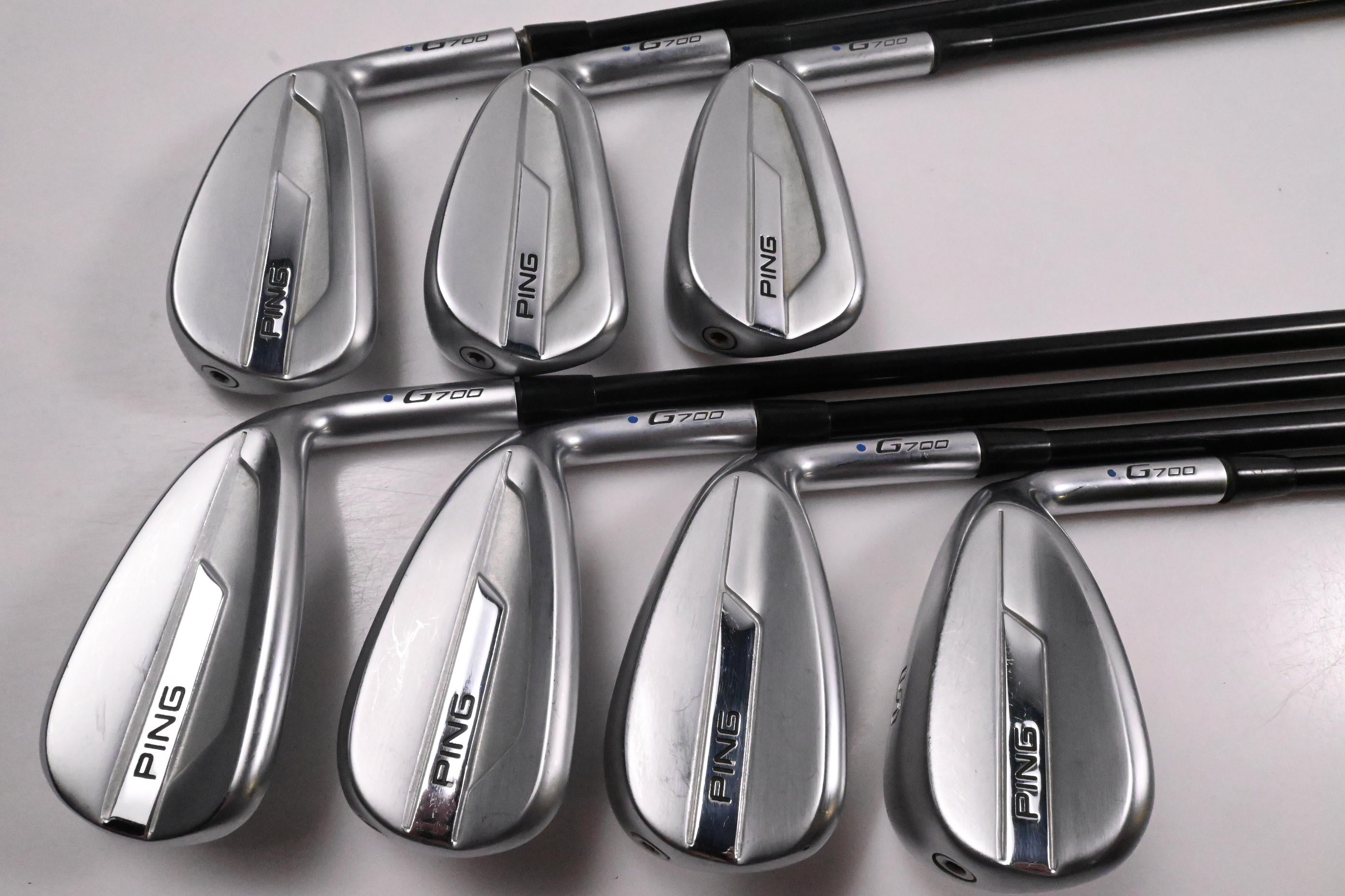 Ping G700 Irons / 5-PW+SW / Blue Dot / Regular Flex Ping Alta CB AWT Shafts