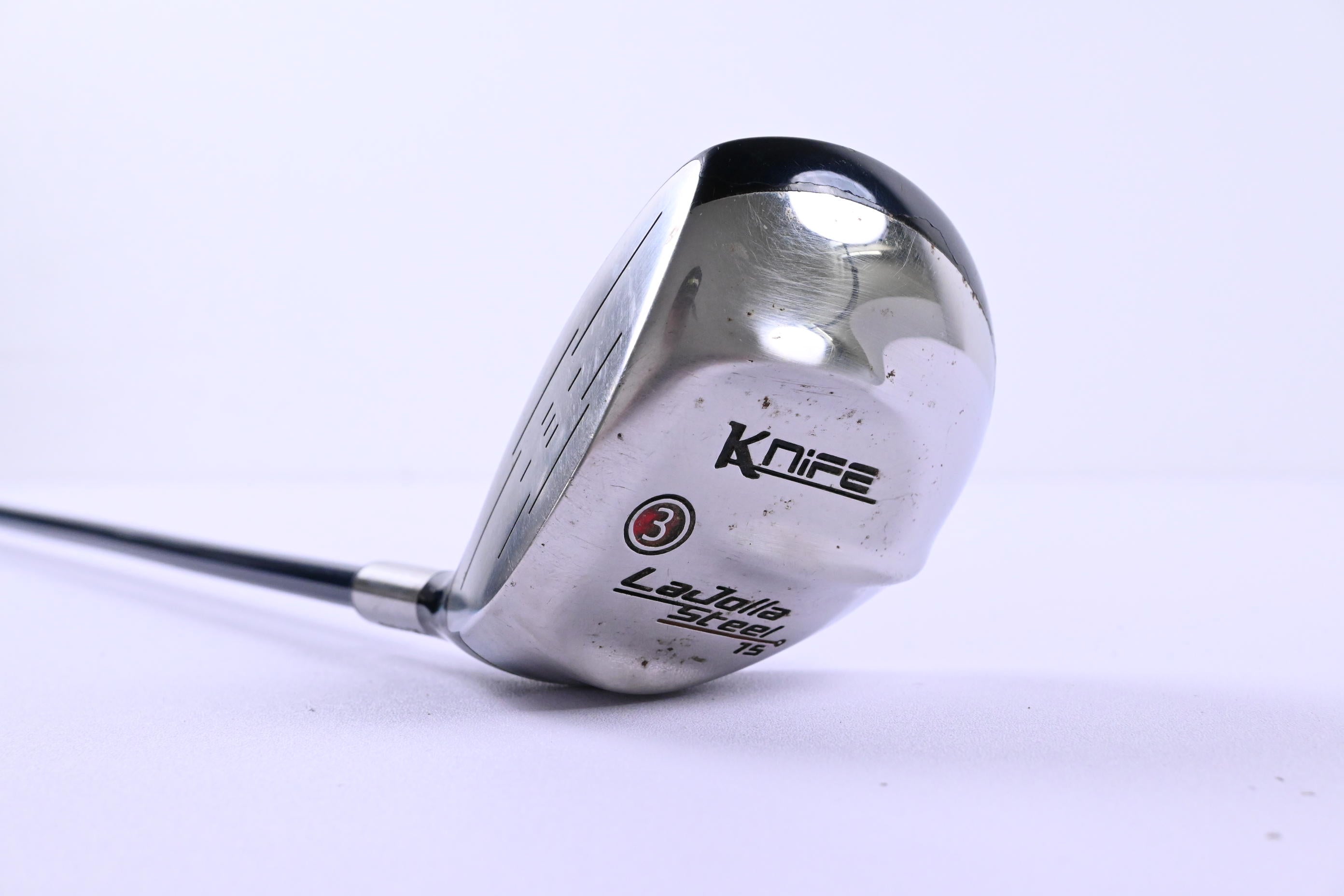 Left Hand La Jolla Knife #3 Wood / 15 Degree / Regular Flex SL UltraLite Knife