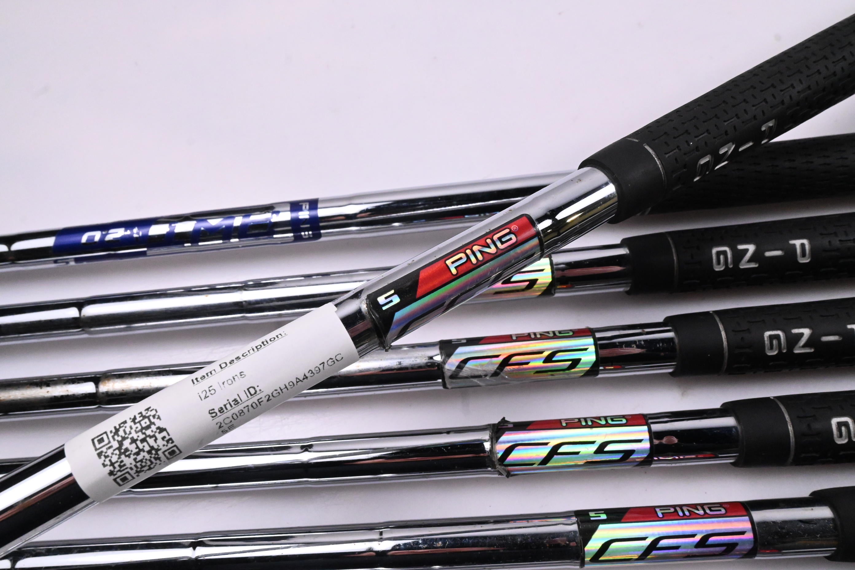 Ping i25 Irons / 3-PW / Black Dot / Stiff Flex Ping CFS Shafts