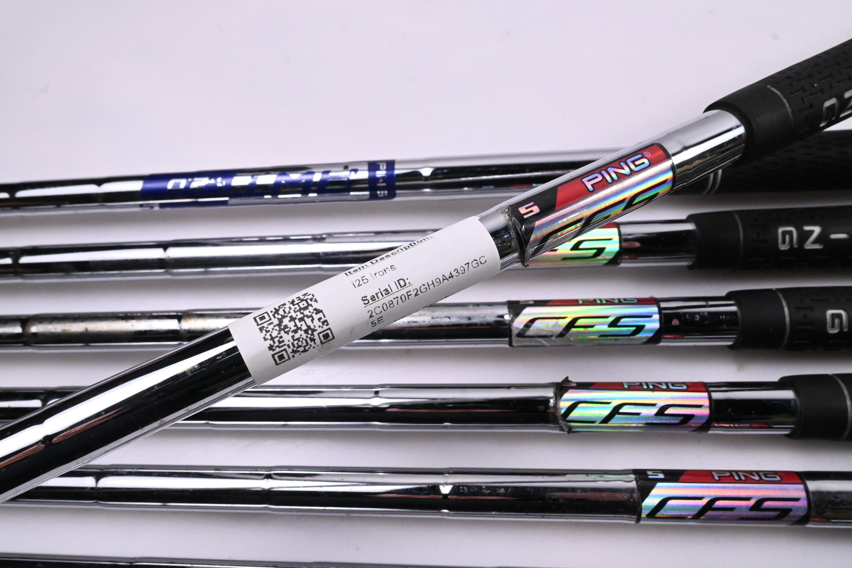 Ping i25 Irons / 3-PW / Black Dot / Stiff Flex Ping CFS Shafts