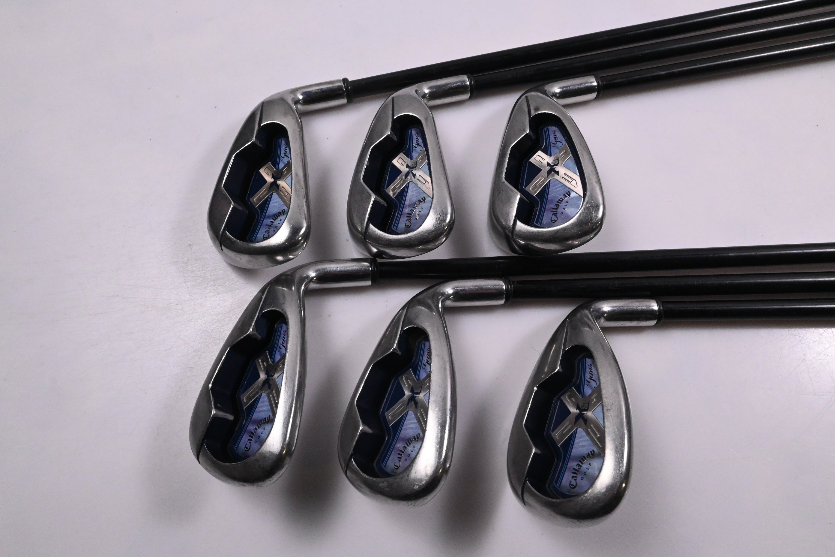 Ladies Callaway X-18 Irons / 6-PW+SW / Ladies Flex Gems Ultralite 45 Shafts