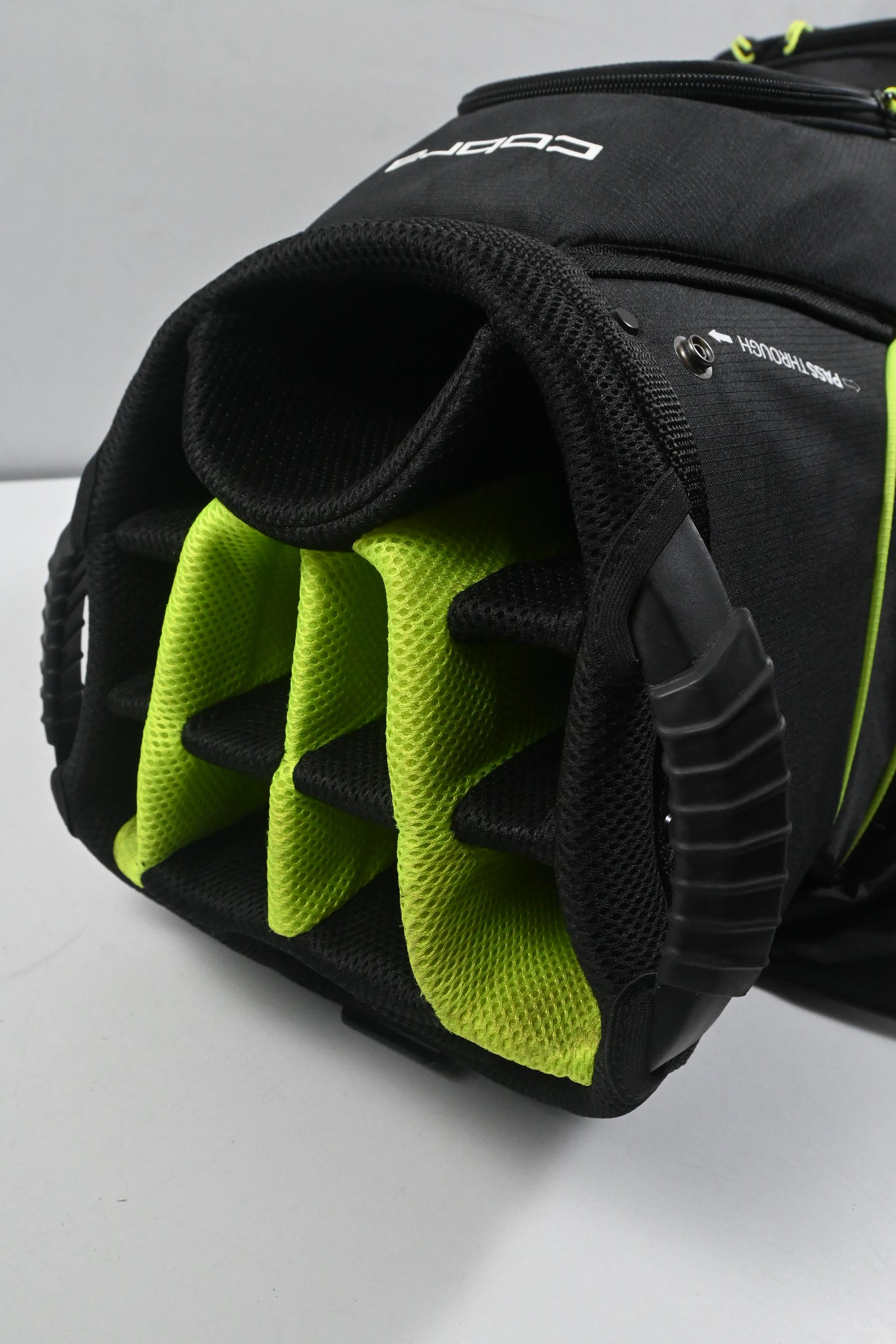 Cobra Cart Bag / 14-Way Divider / Black & Green