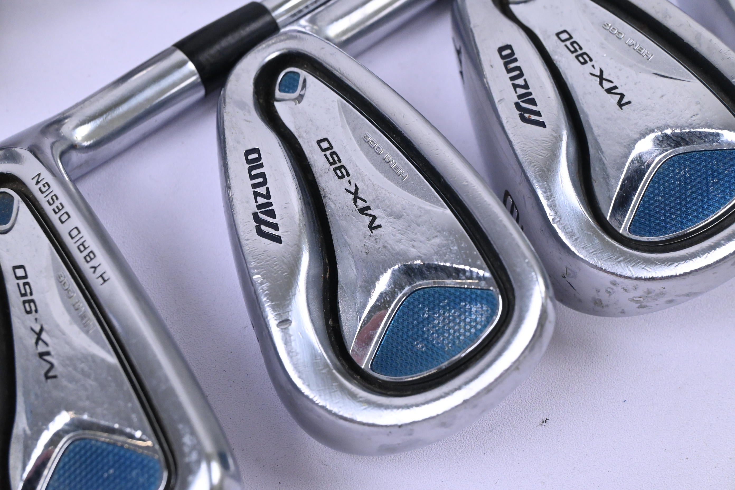 Mizuno MX-950 Irons / 3H+4H+5-PW / Regular Flex Dynalite Gold SL R300 Shafts
