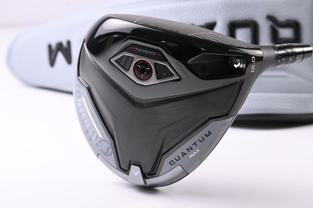 Callaway Quantum Max Driver / 12 Degree / Regular Flex Denali Frost Silver 50