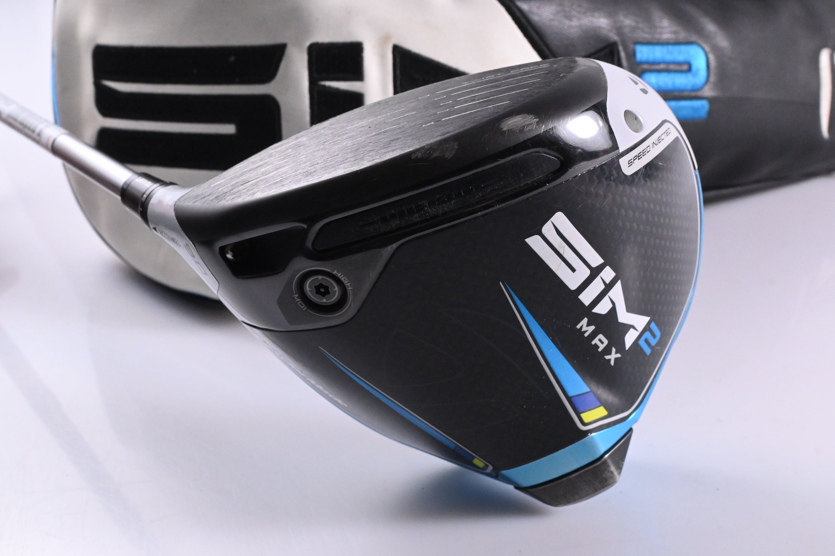 Left Hand Taylormade SIM2 Max Driver / 9 Degree / Stiff Flex Kuro Kage Silver 60