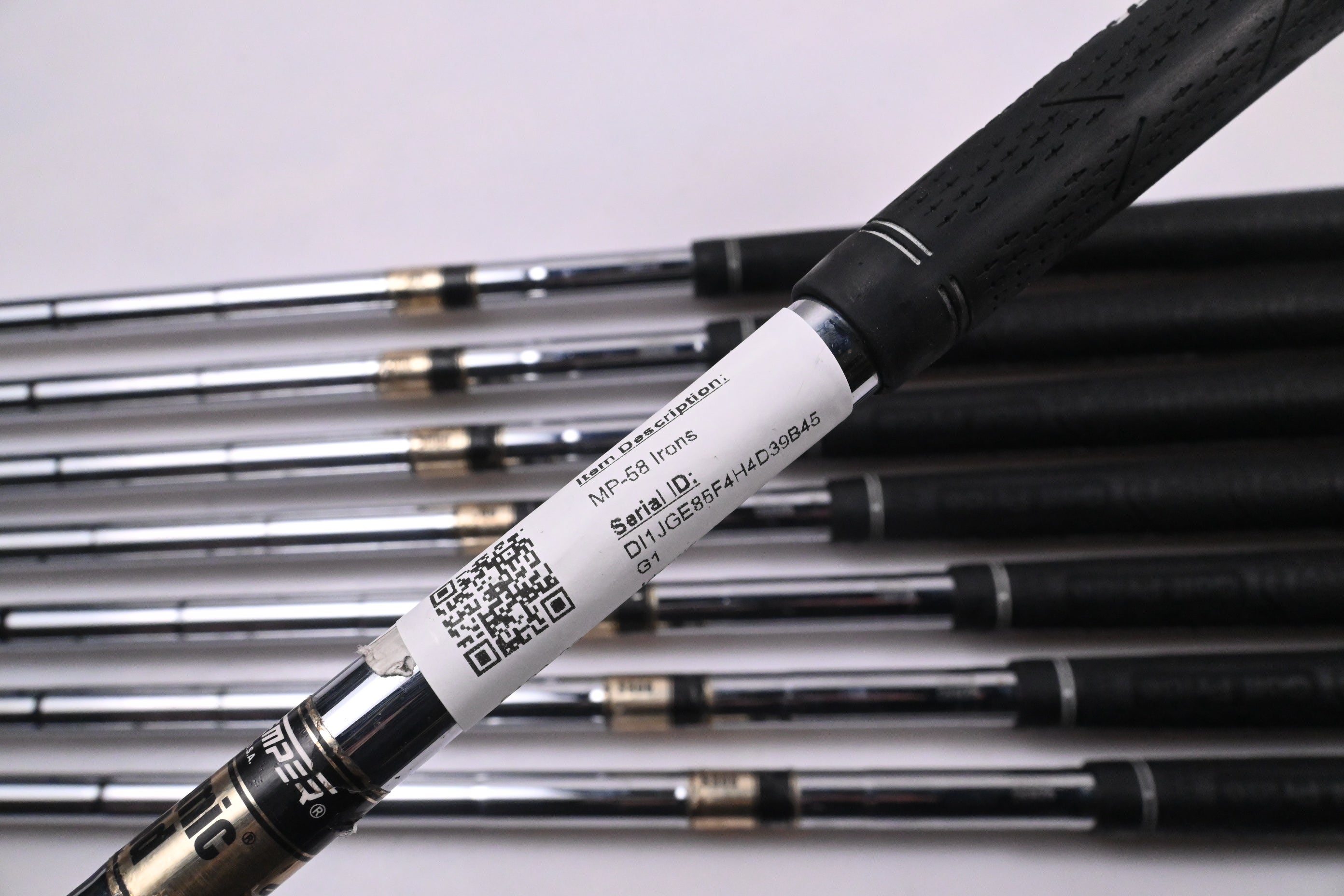 Mizuno MP-58 Irons / 3-PW / Stiff Flex Dynamic Gold S300 Shafts