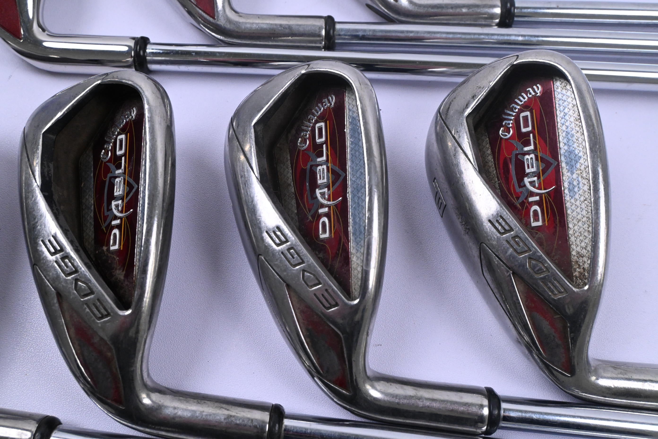 Left Hand Callaway Diablo Edge Irons / 4-PW / Uniflex Callaway Diablo Shafts