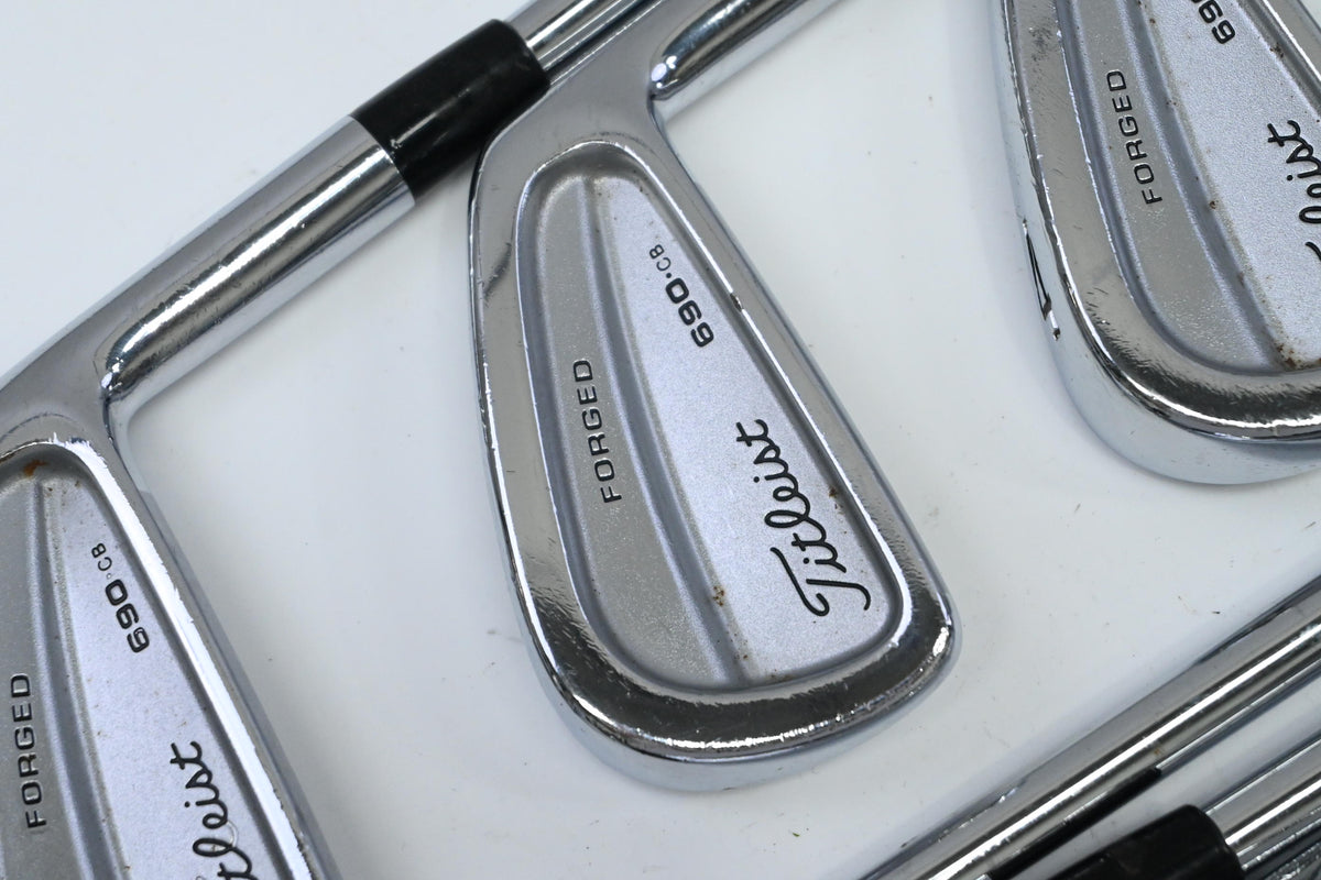Titleist 690.CB Irons / 2-PW / Stiff Flex Steel Shafts