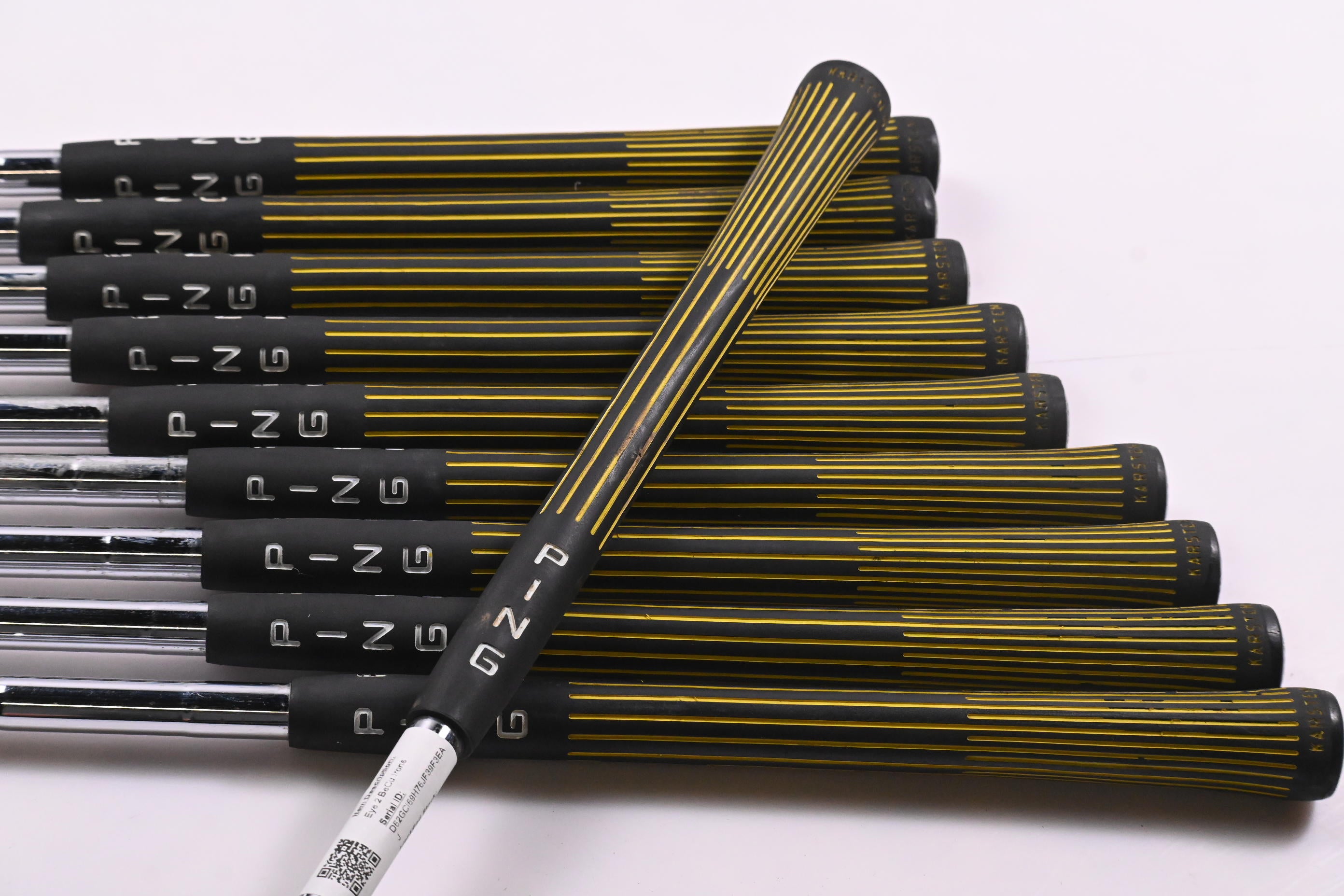 Ping Eye 2 BeCu Irons / 2-PW+SW / White Dot / Stiff Flex Ping Shafts