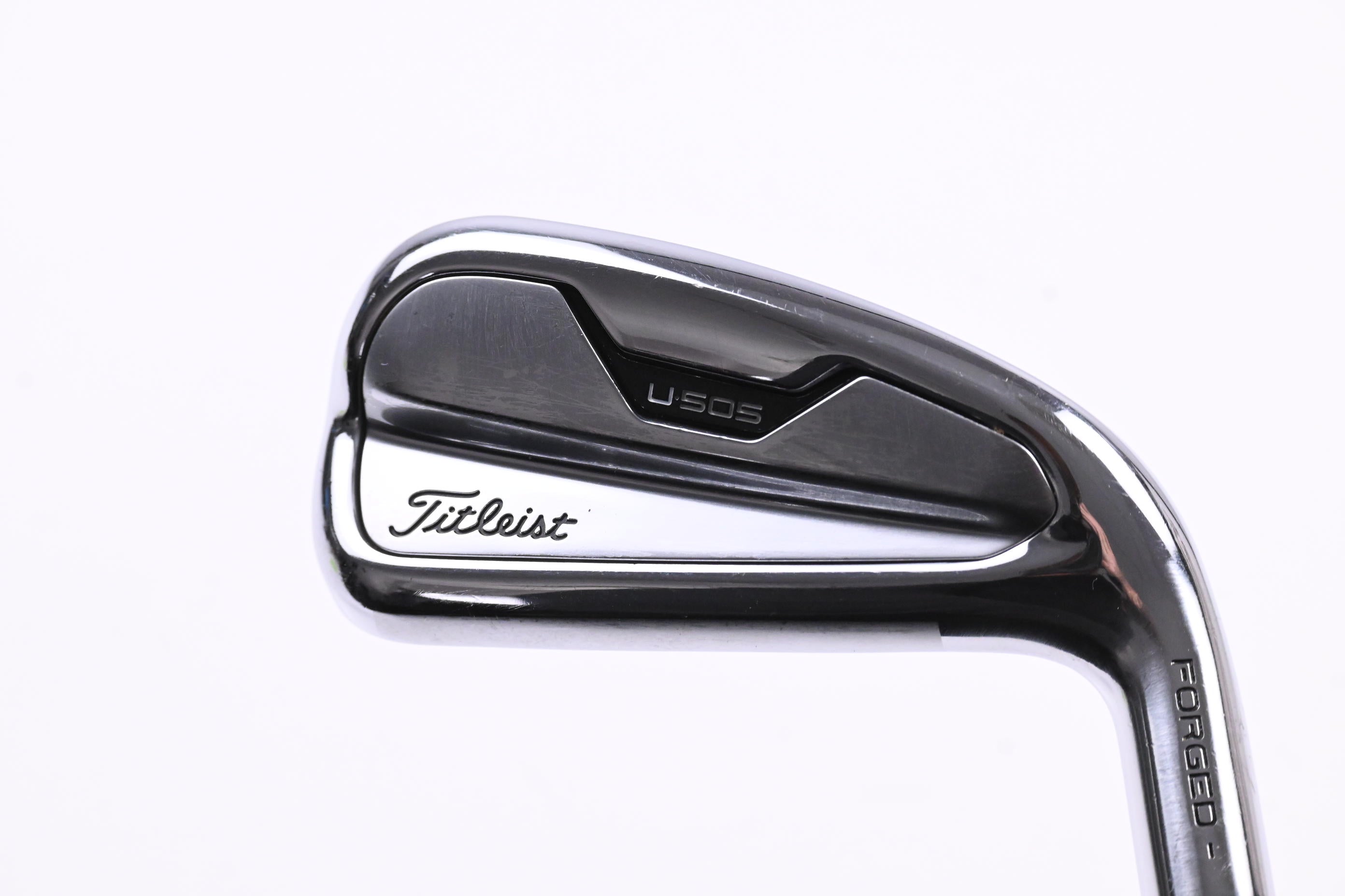 Titleist U505 #2 Iron / 18 Degree / Stiff Flex HZRDUS Smoke RDX Black 80 Shaft