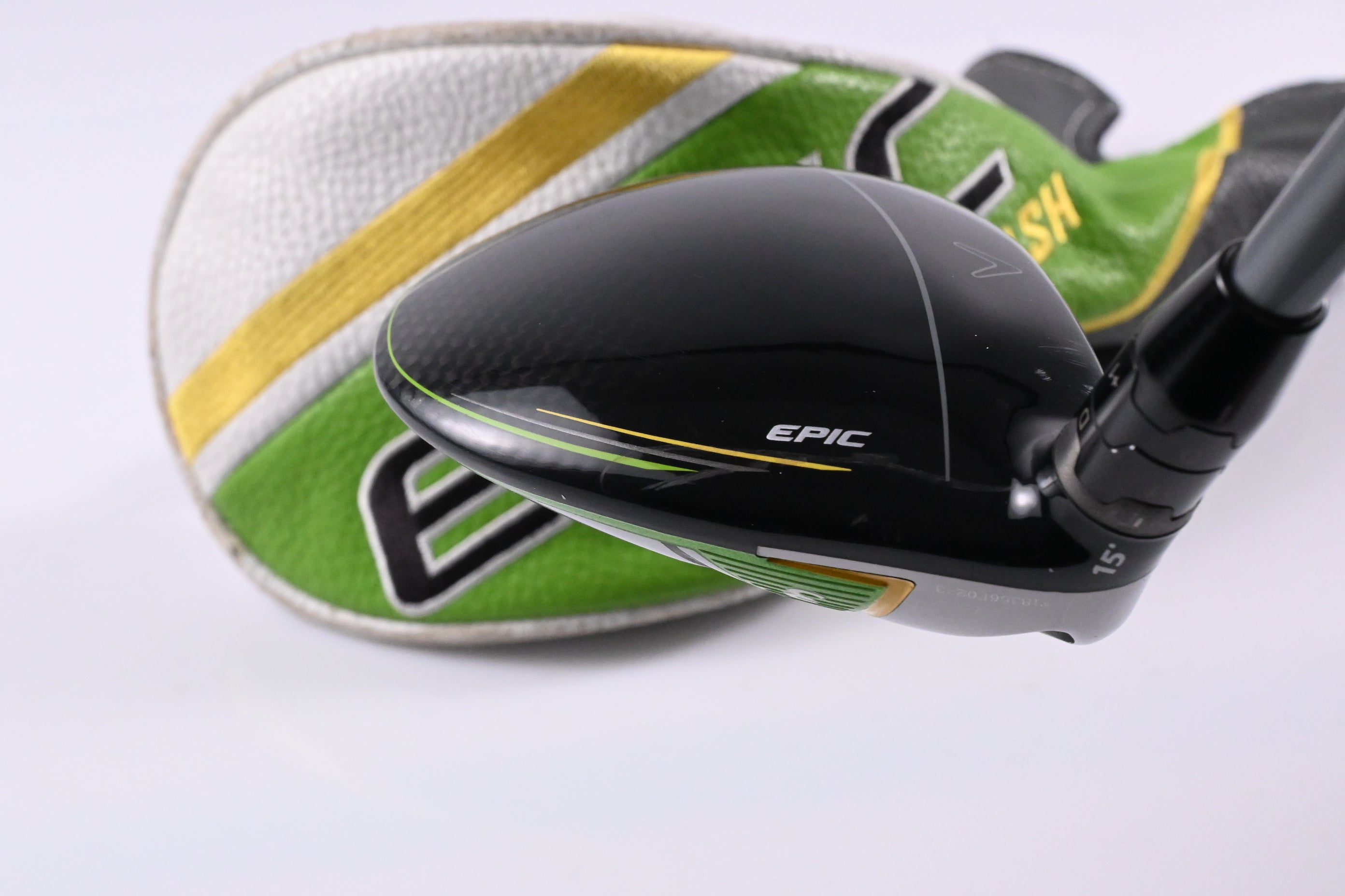 Left Hand Callaway Epic Flash #3 Wood / 15 Degree / Stiff Flex HZRDUS Silver 60