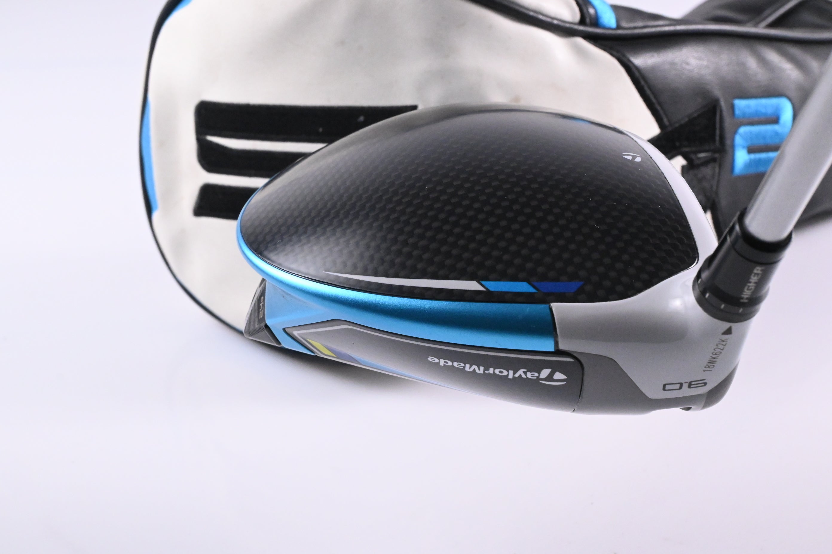 Left Hand Taylormade SIM2 Max Driver / 9 Degree / Stiff Flex Kuro Kage Silver 60