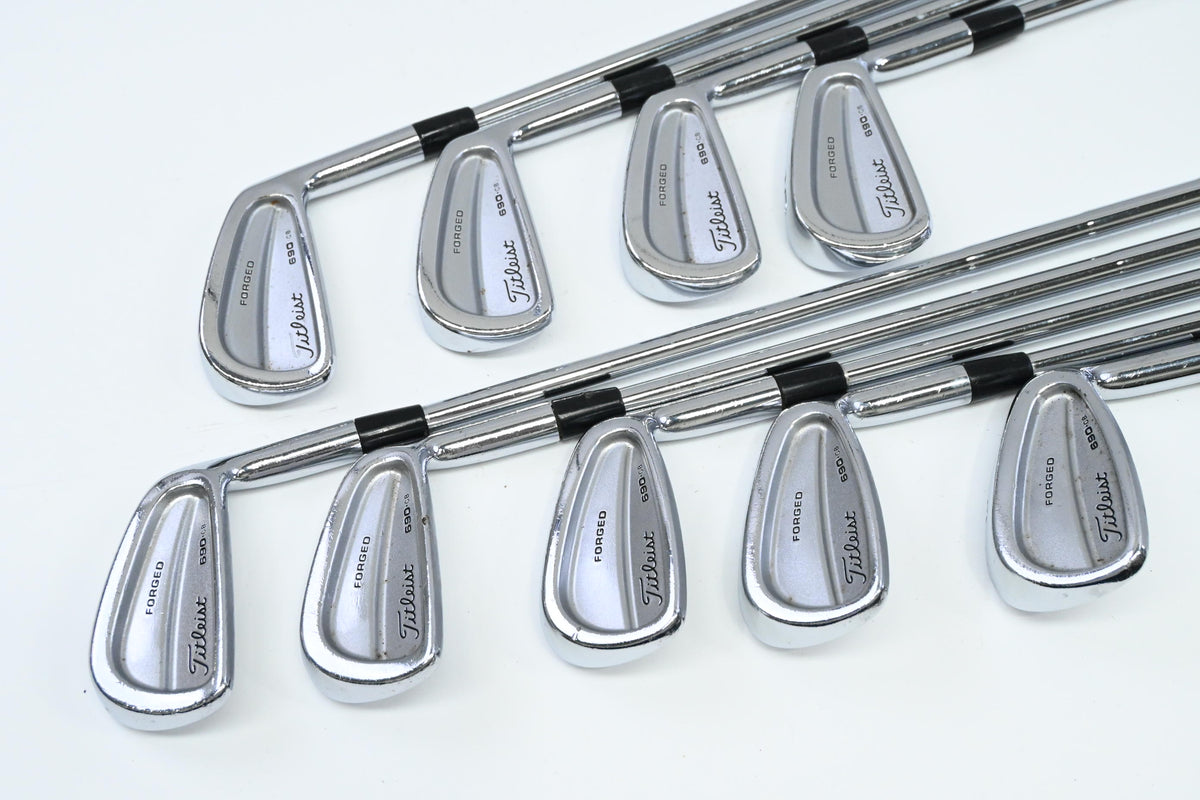 Titleist 690.CB Irons / 2-PW / Stiff Flex Steel Shafts