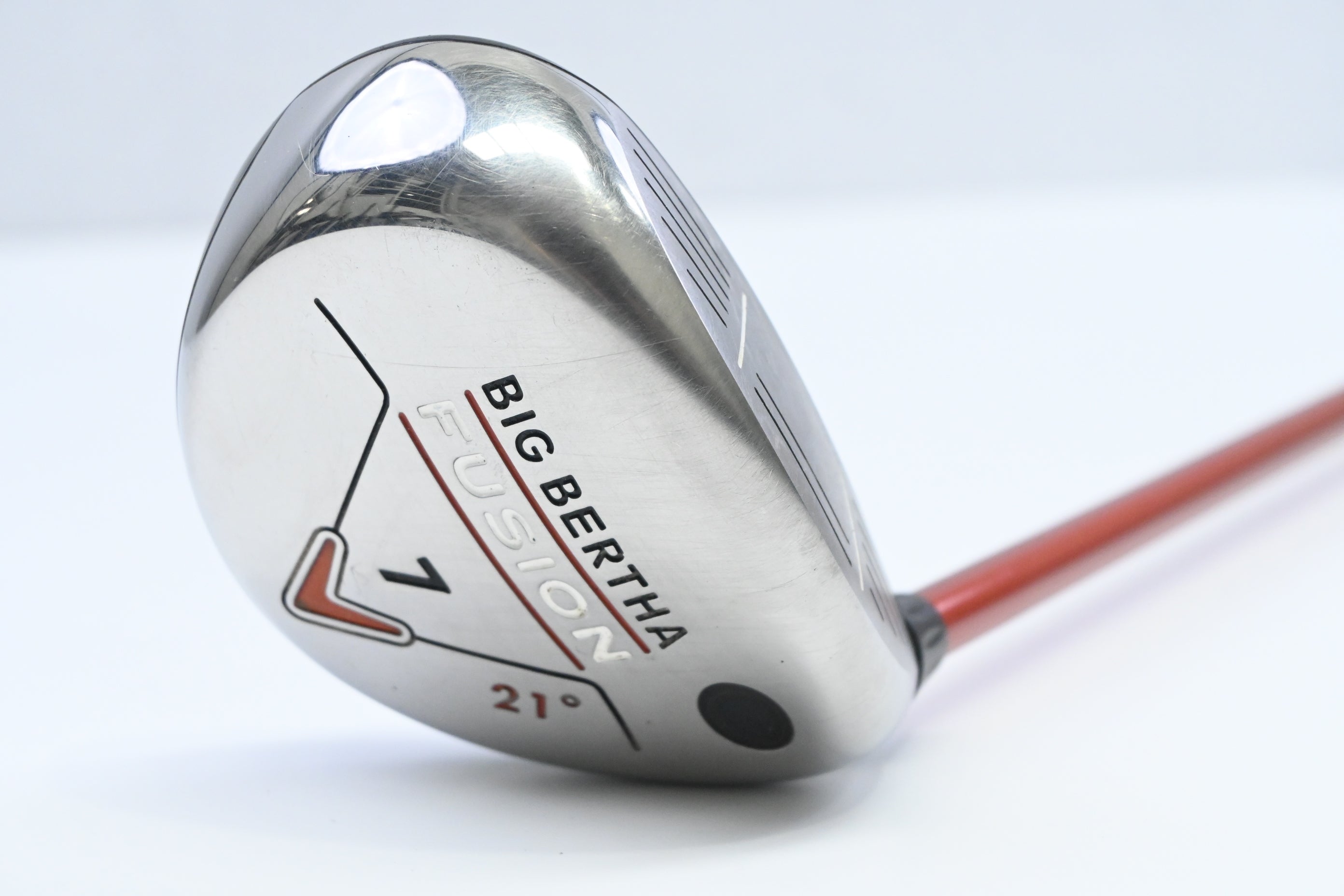 Callaway Big Bertha Fusion #7 Wood / 21 Degree / Stiff Flex Aldila NVS 55 Shaft