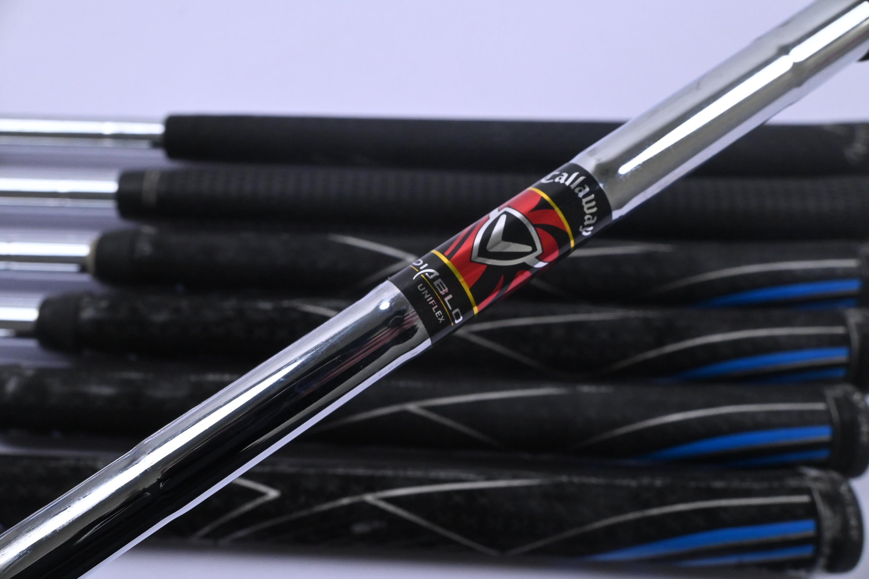 Left Hand Callaway Diablo Edge Irons / 4-PW / Uniflex Callaway Diablo Shafts