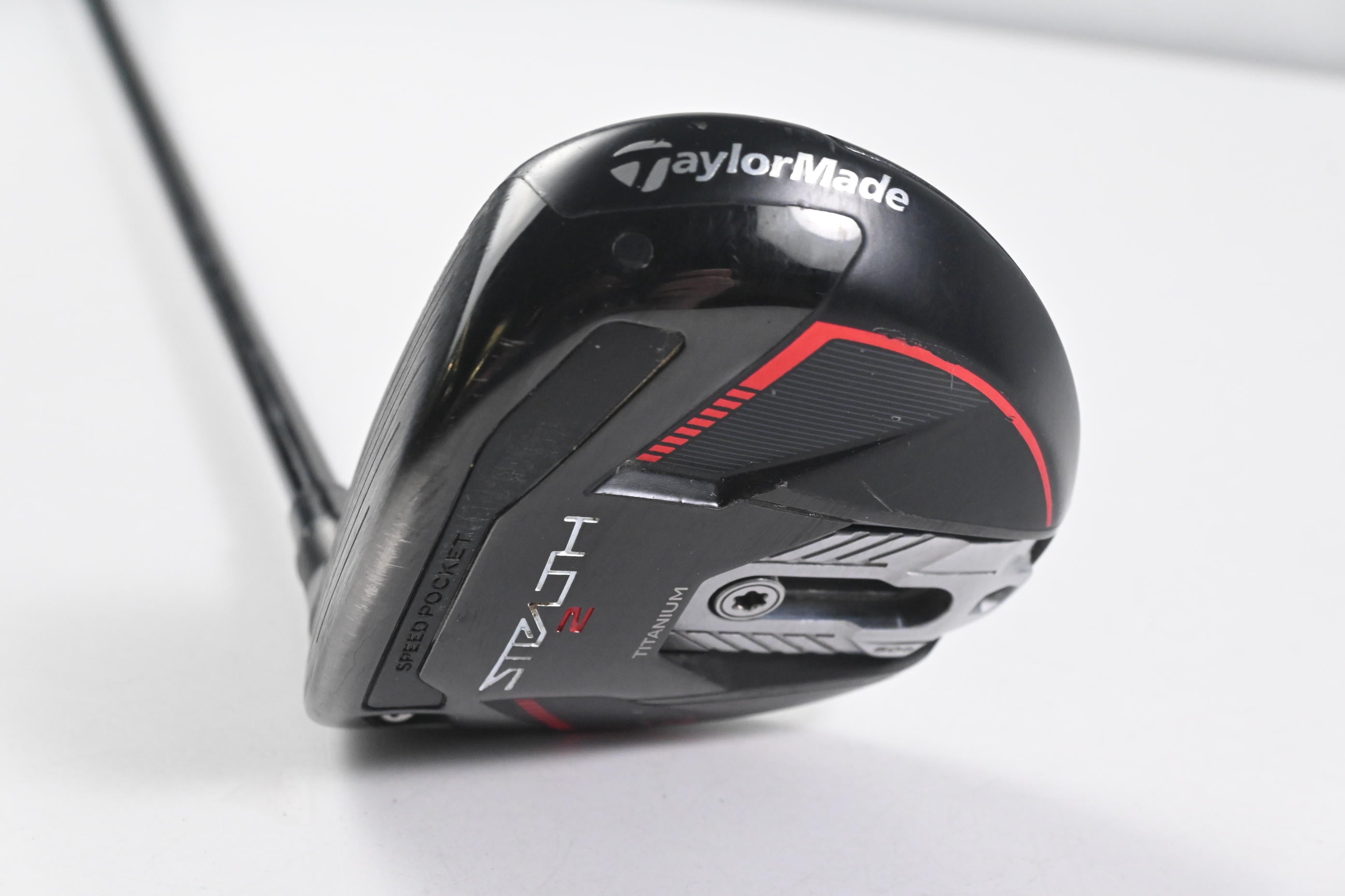 Left Hand Taylormade Stealth 2 Plus #3 Wood / 15 Degree / Stiff Flex Kai'li Red 75