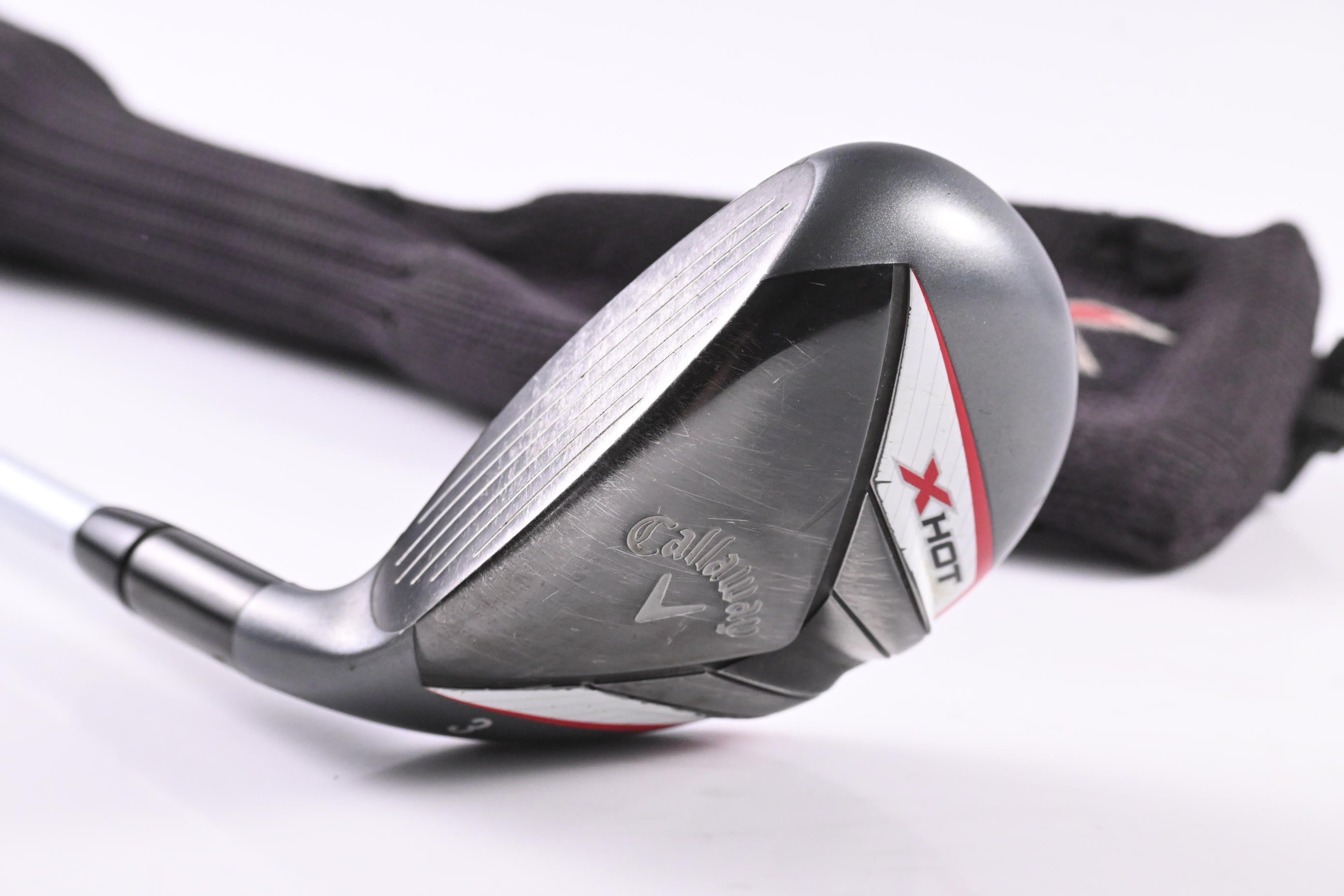 Left Hand Callaway X Hot #3 Hybrid / 19 Degree / Stiff Flex Callaway X Hot Shaft