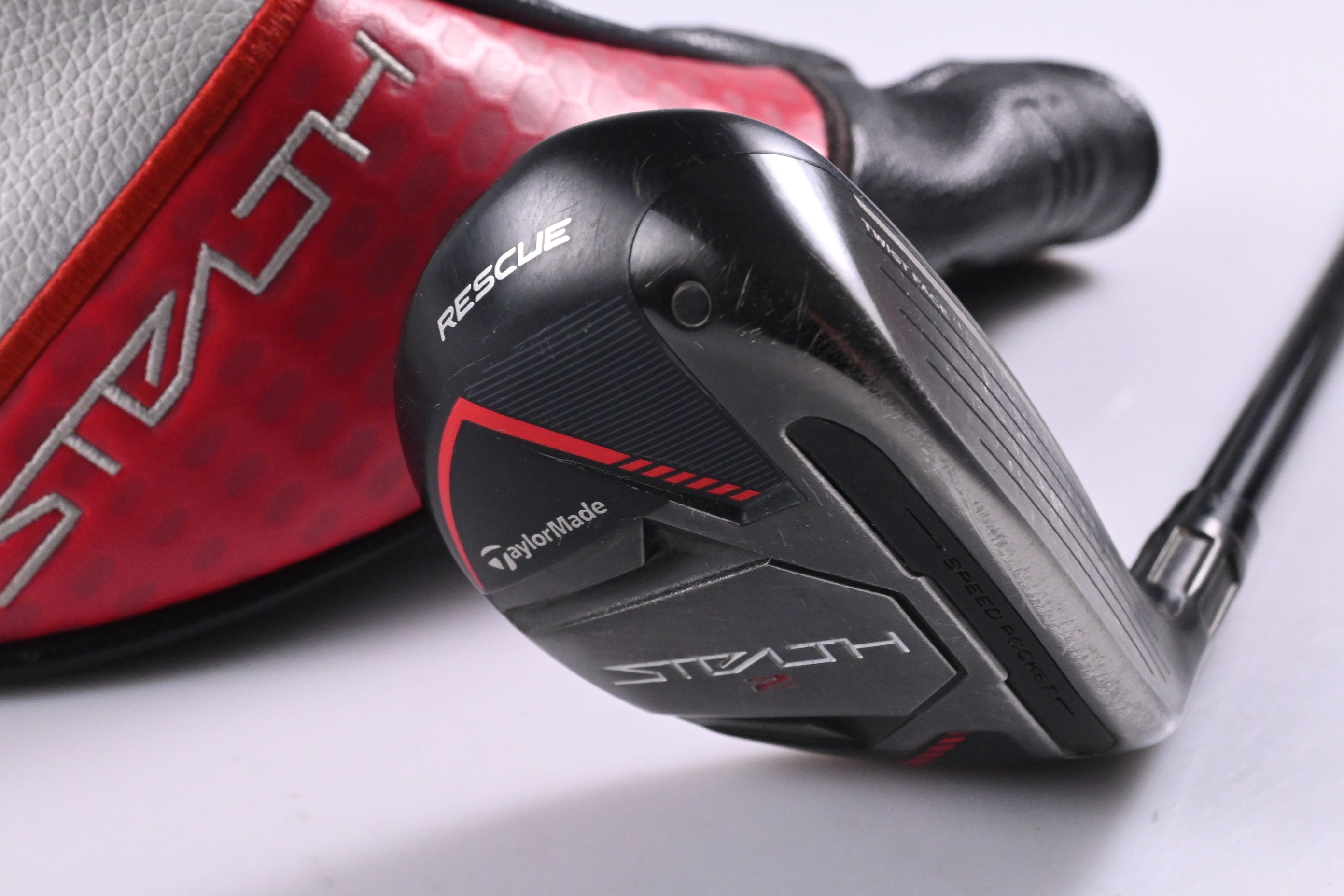 Taylormade Stealth 2 #3 Hybrid / 19 Degree / Stiff Flex HZRDUS GEN4 Black 80