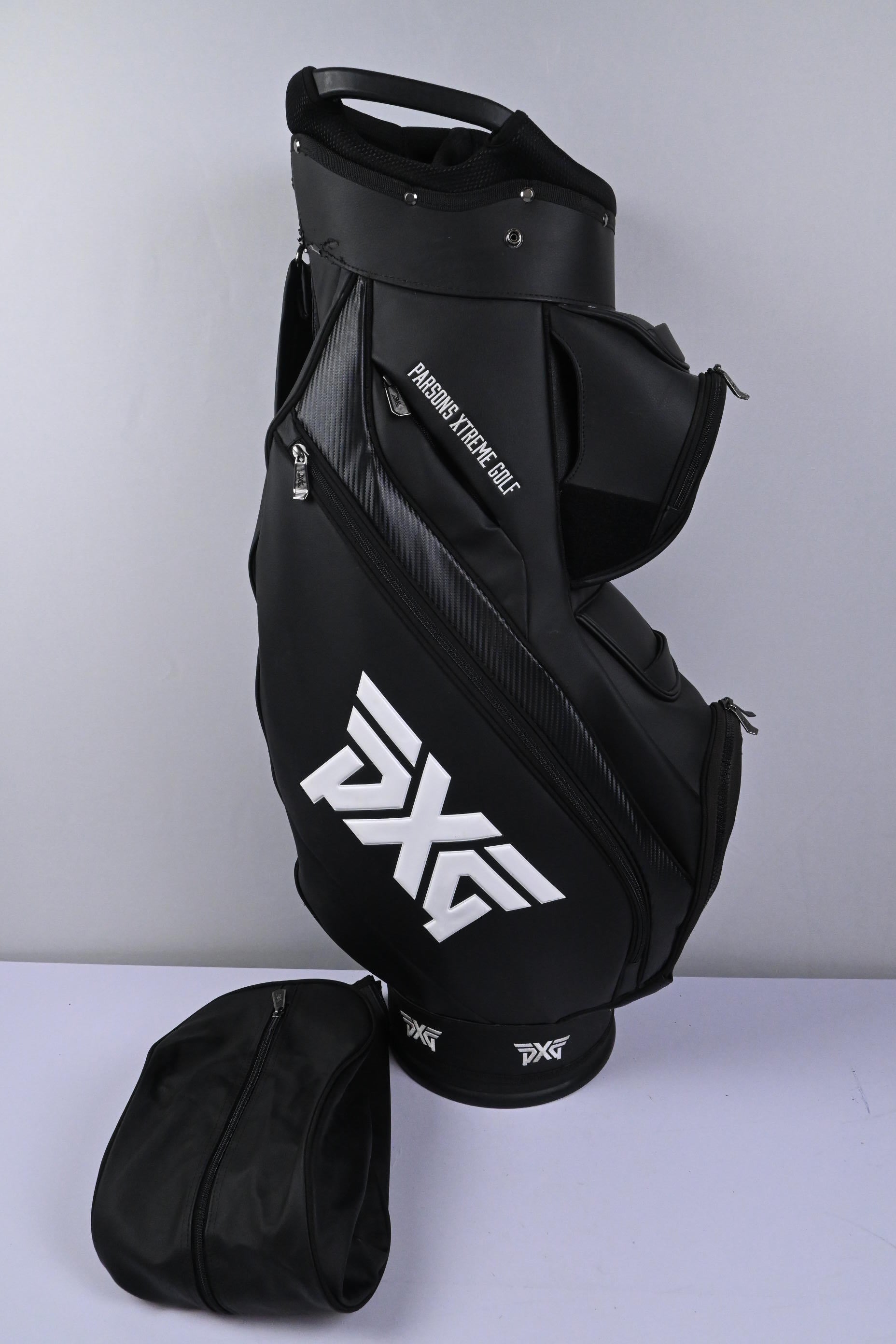 PXG Cart Bag / 6-Way Divider / Black & White