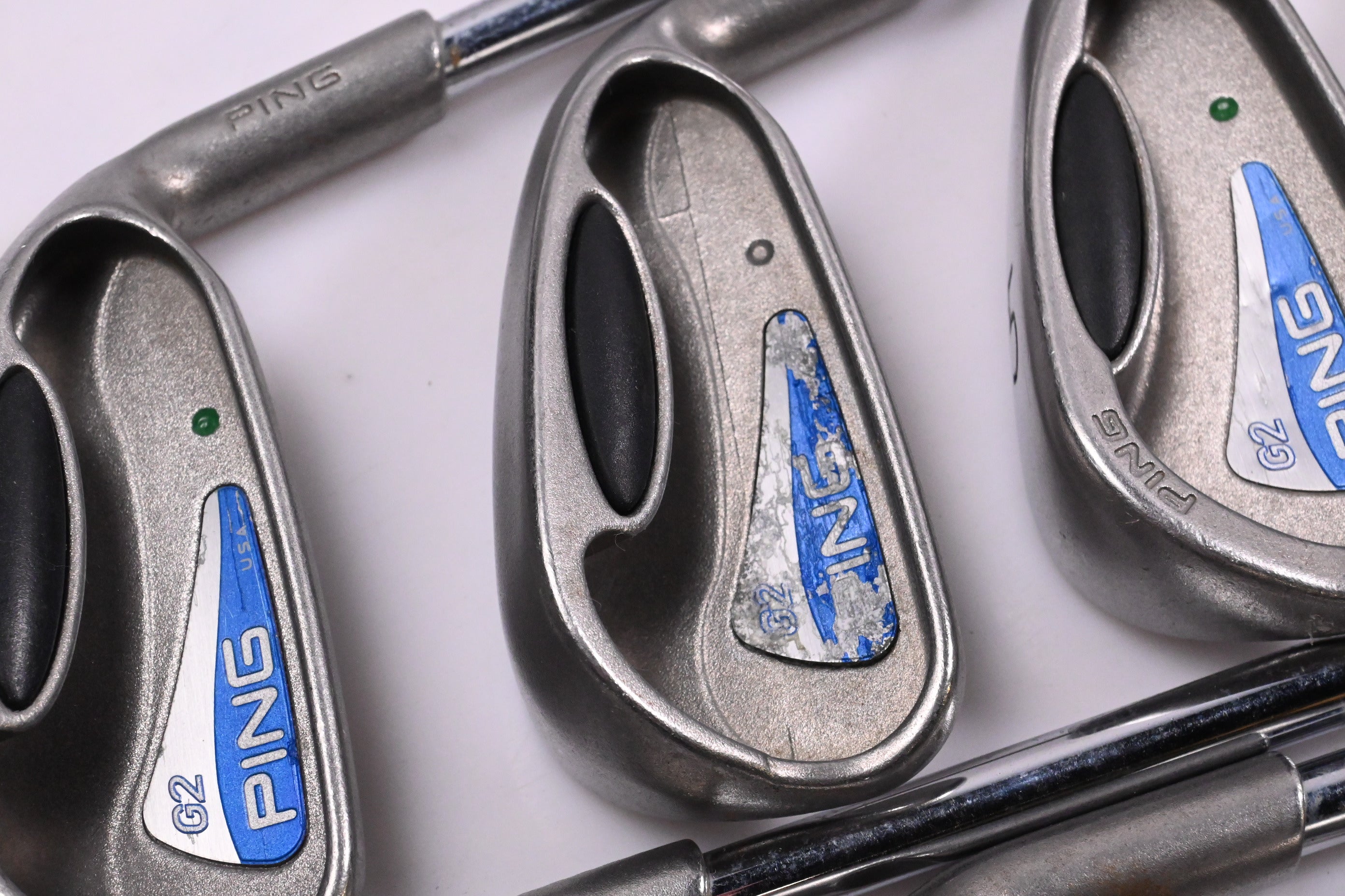 Ping G2 Irons / 3-PW / Green Dot / Regular Flex Ping Shafts