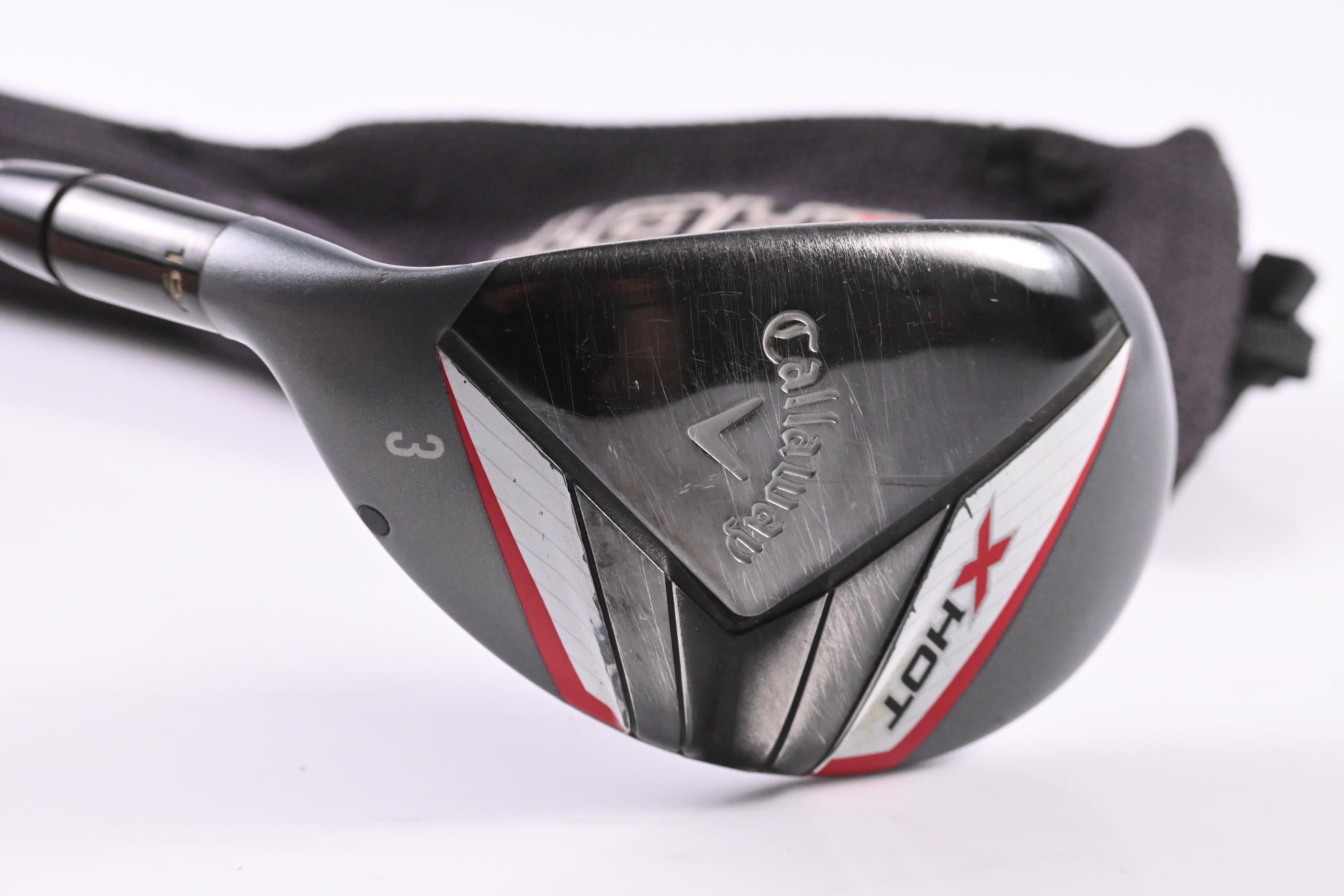 Left Hand Callaway X Hot #3 Hybrid / 19 Degree / Stiff Flex Callaway X Hot Shaft
